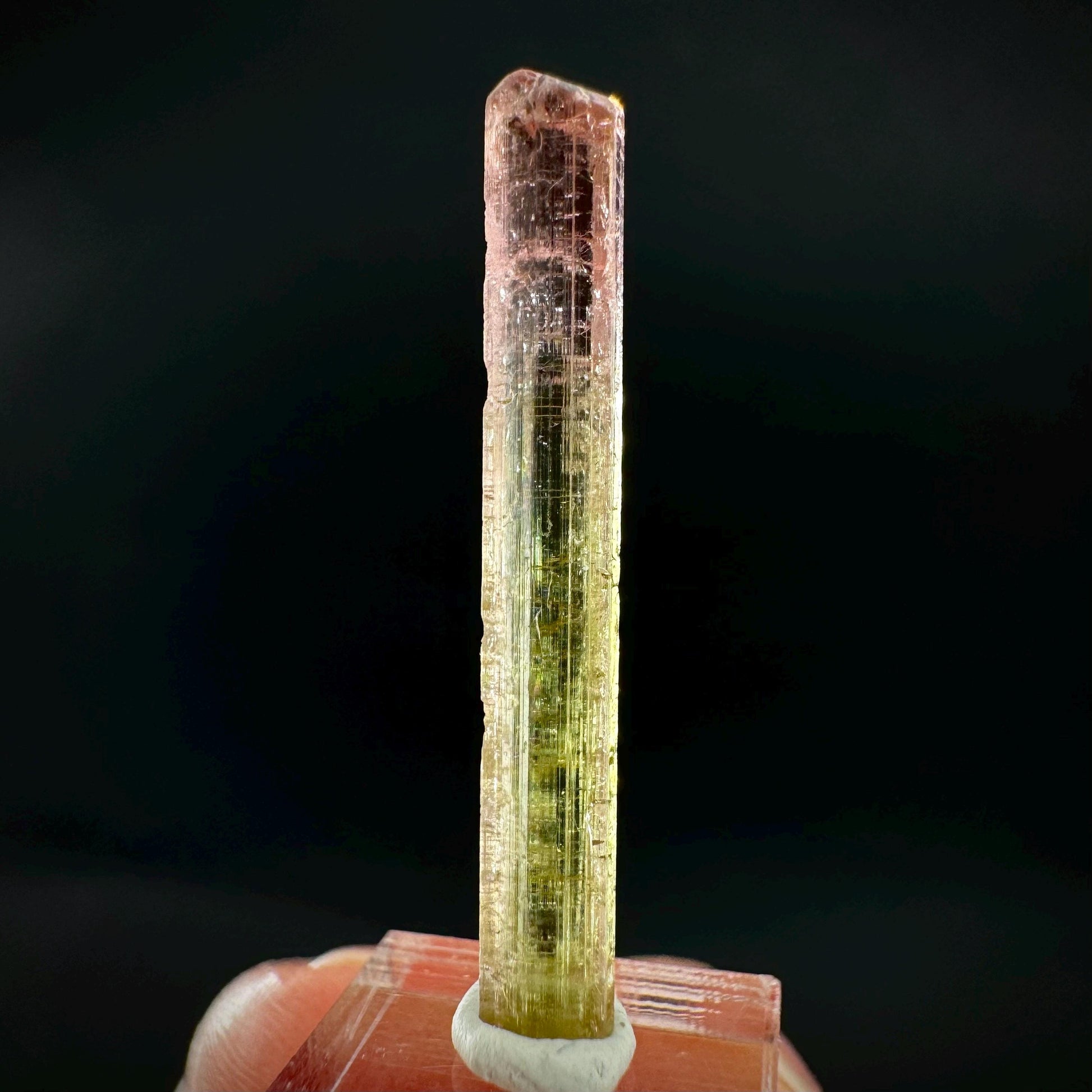 Watermelon Tourmaline | Green & Pink Elbaite Crystal, mineral specimen from Paprok