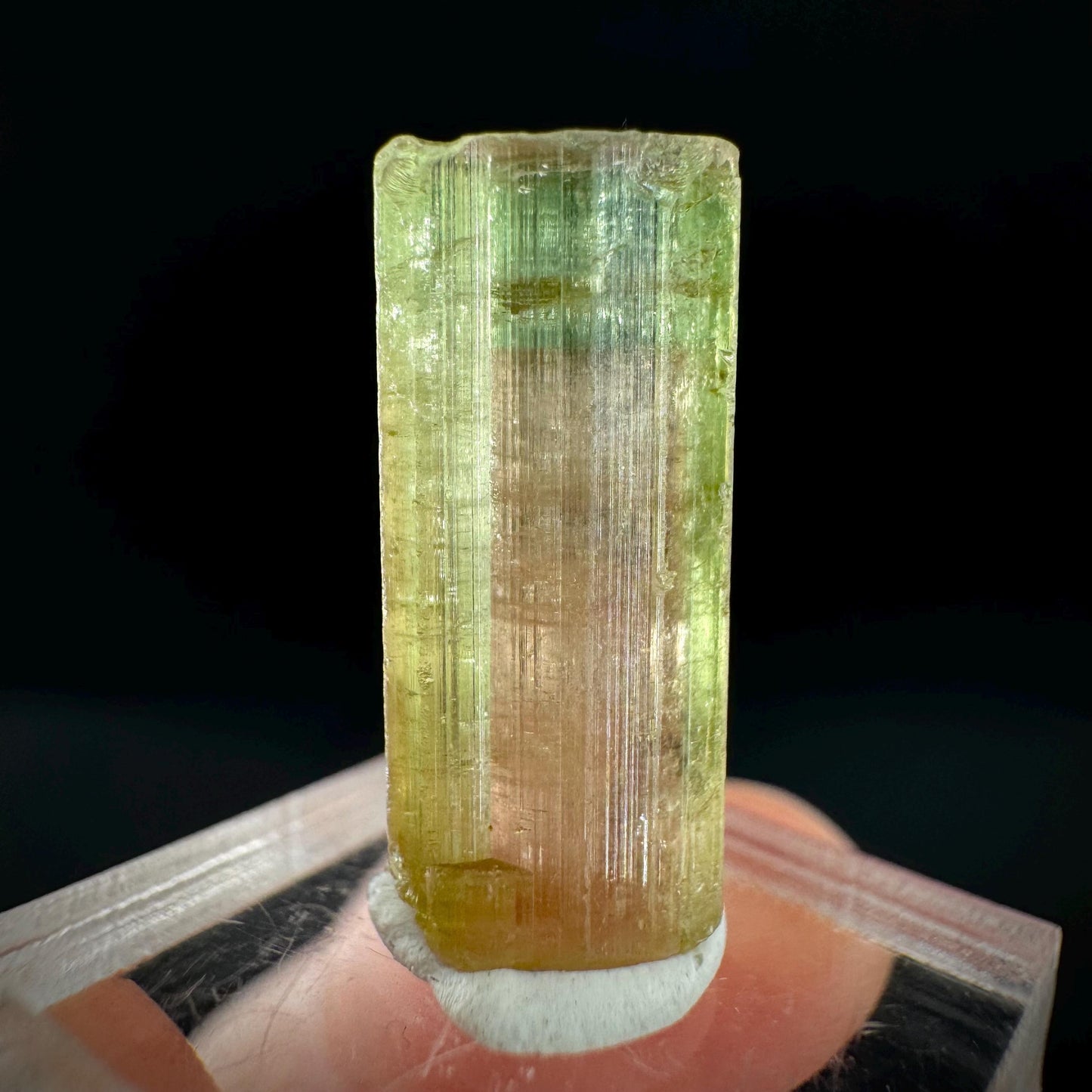 Watermelon Tourmaline | Green & Pink Elbaite Crystal, mineral specimen from Paprok