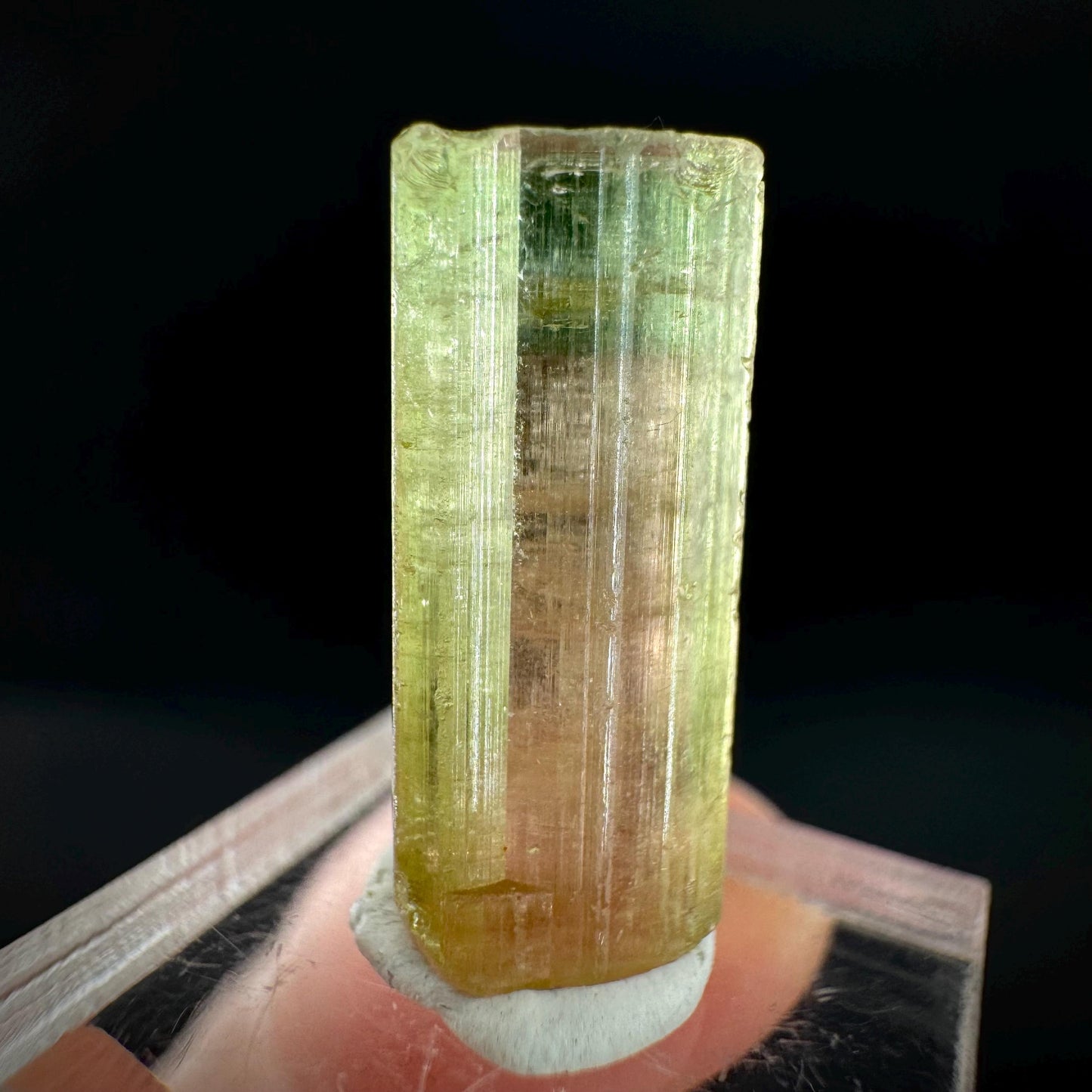 Watermelon Tourmaline | Green & Pink Elbaite Crystal, mineral specimen from Paprok