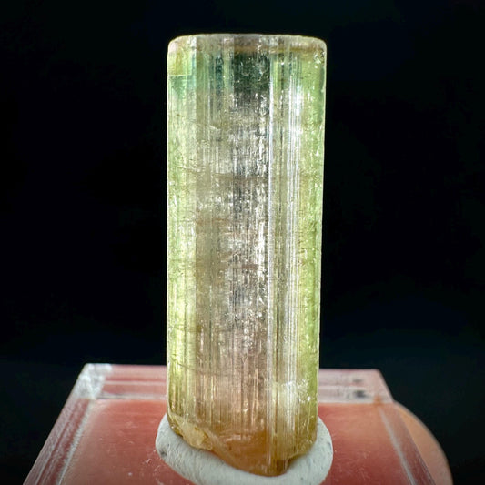 Watermelon Tourmaline | Green & Pink Elbaite Crystal, mineral specimen from Paprok