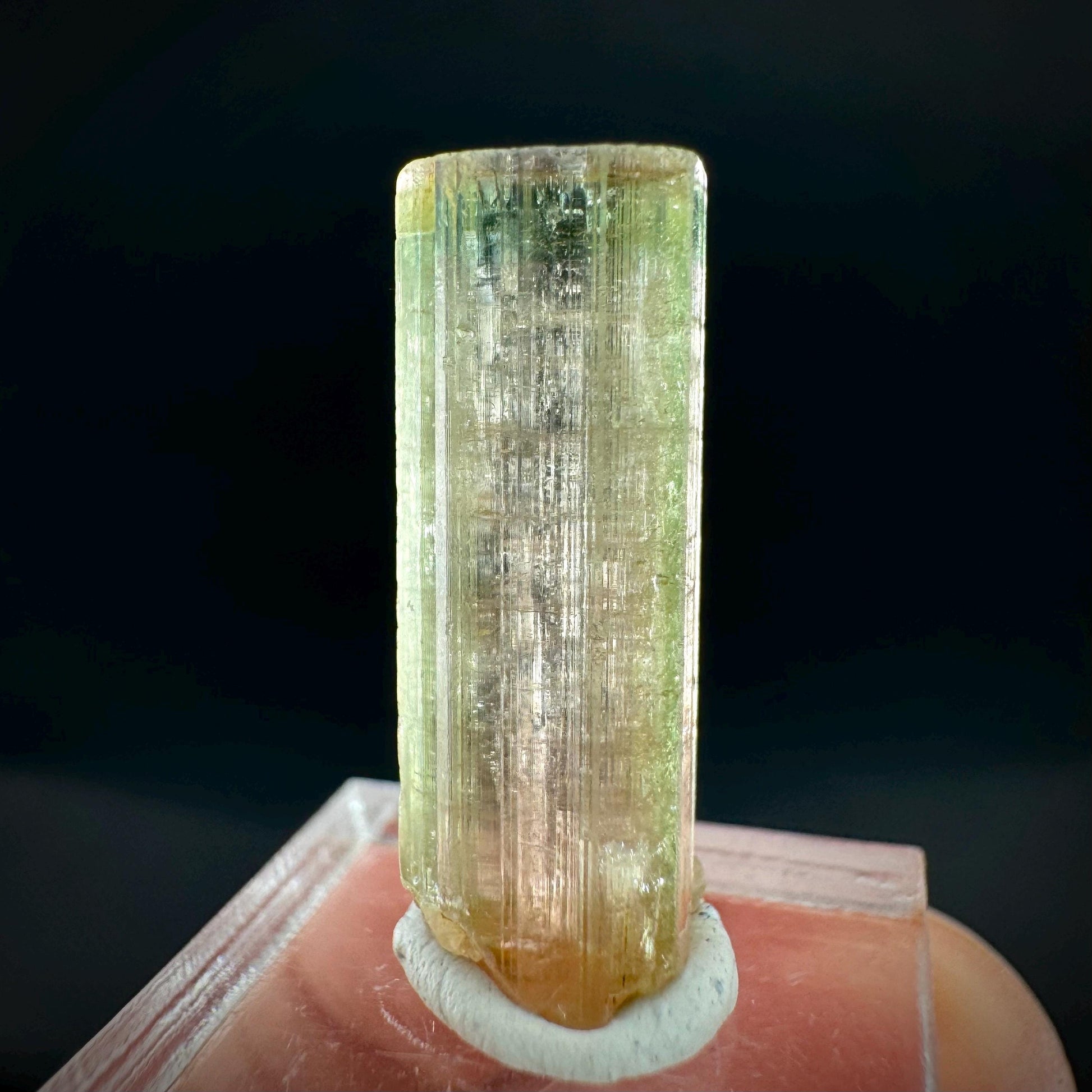 Watermelon Tourmaline | Green & Pink Elbaite Crystal, mineral specimen from Paprok