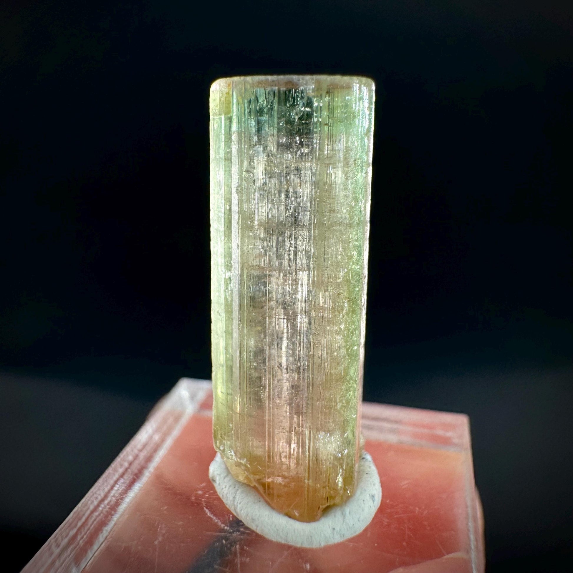 Watermelon Tourmaline | Green & Pink Elbaite Crystal, mineral specimen from Paprok