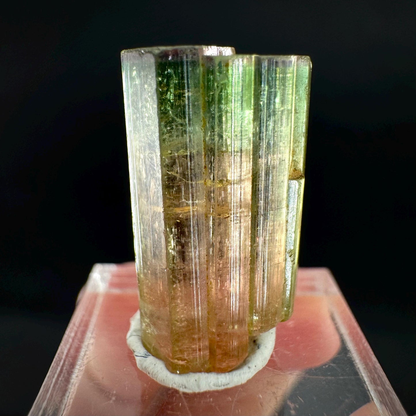 Watermelon Tourmaline | Green & Pink Elbaite Crystal, mineral specimen from Paprok