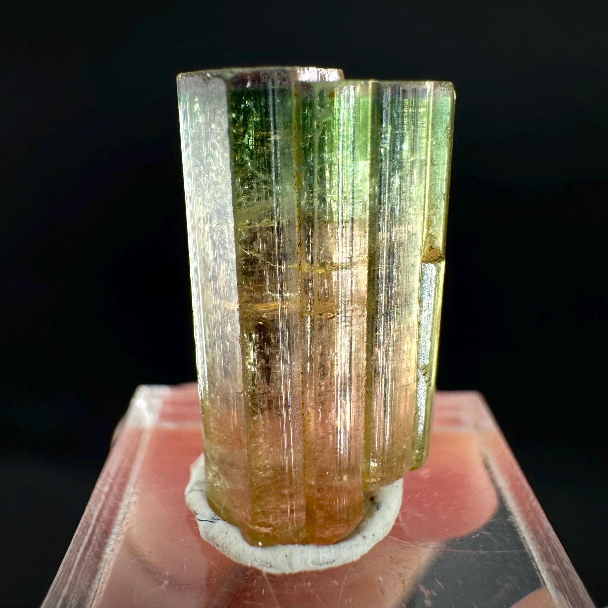Watermelon Tourmaline | Green & Pink Elbaite Crystal, mineral specimen from Paprok