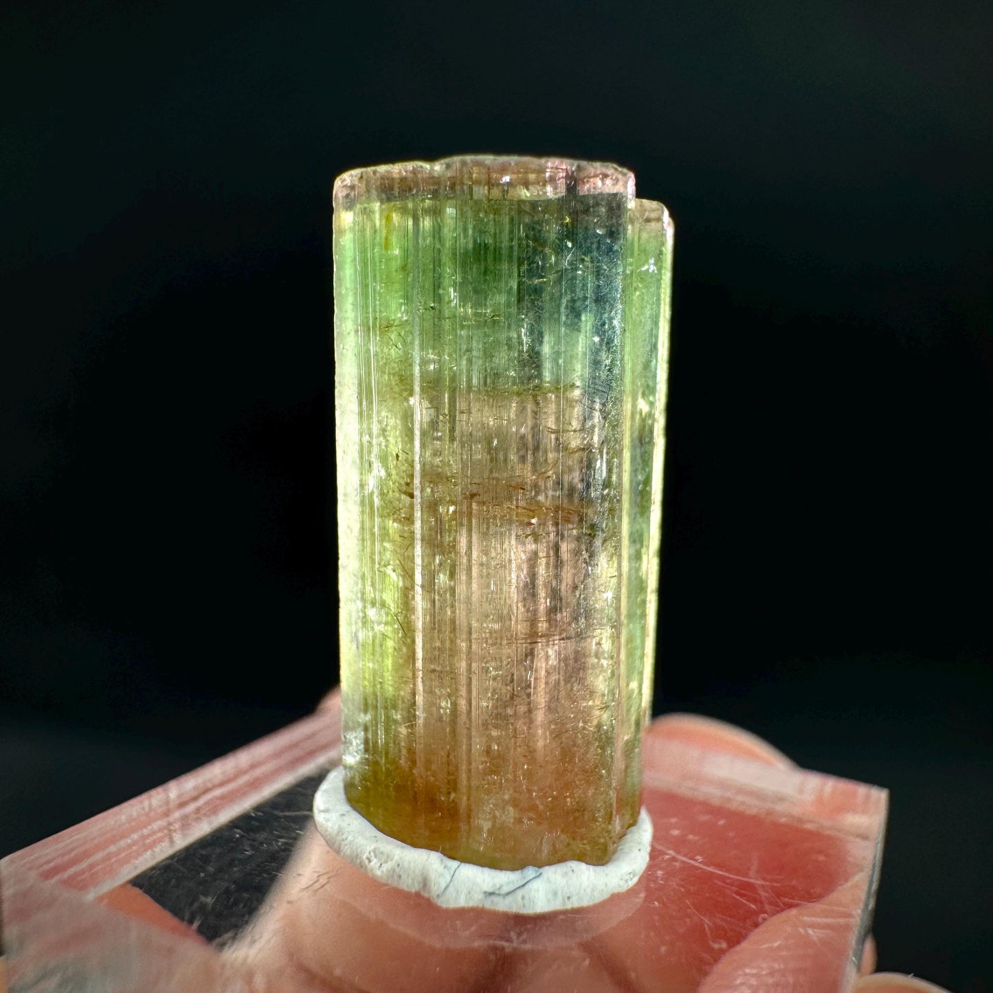 Watermelon Tourmaline | Green & Pink Elbaite Crystal, mineral specimen from Paprok