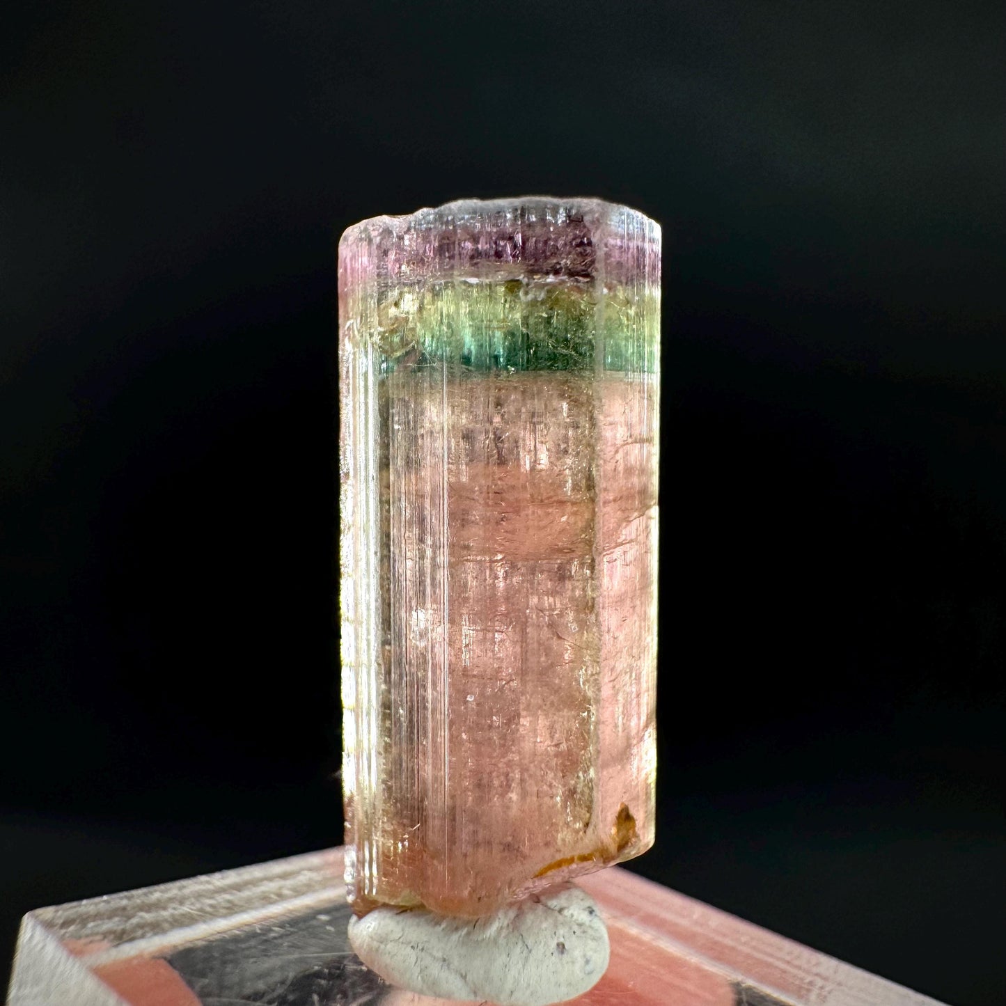 Watermelon Tourmaline | Green & Pink Elbaite Crystal, mineral specimen from Paprok