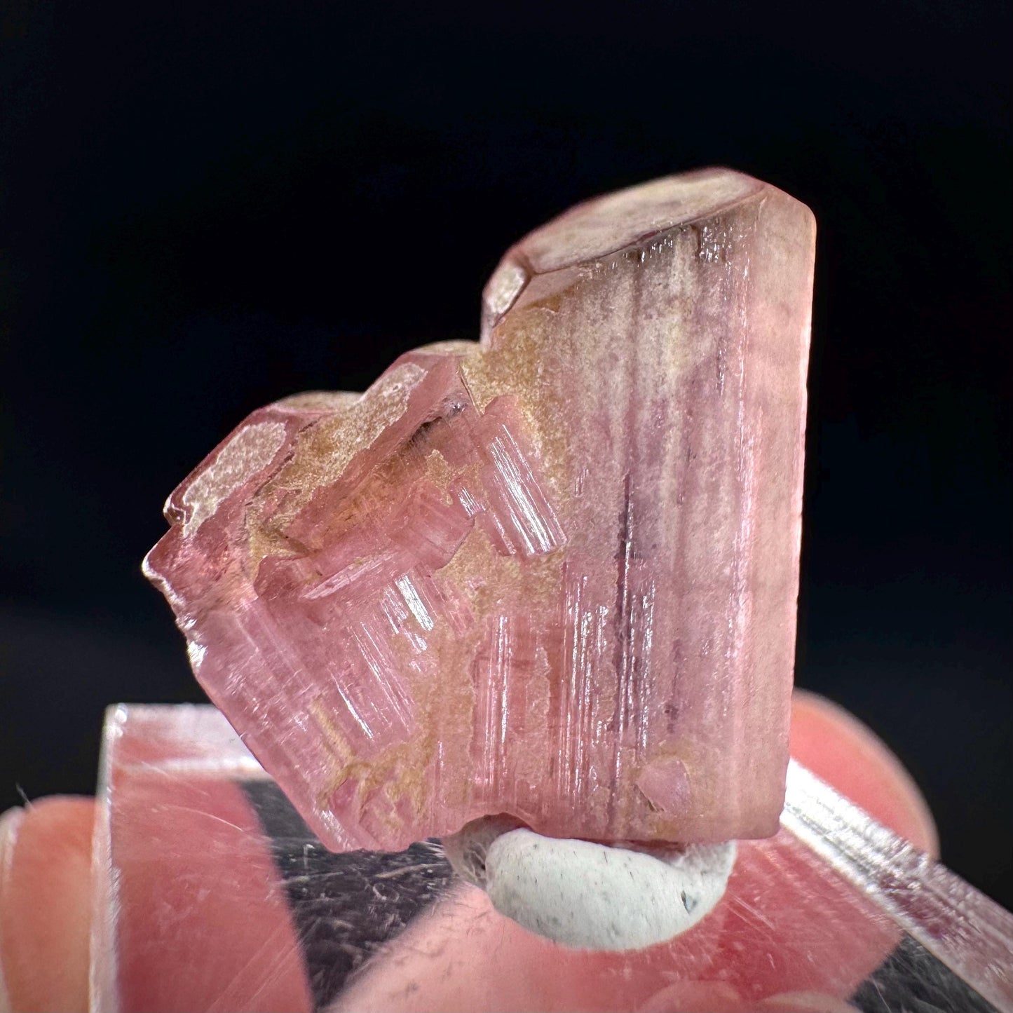 Elbaite Tourmaline | Pink Crystal, mineral specimen from Paprok