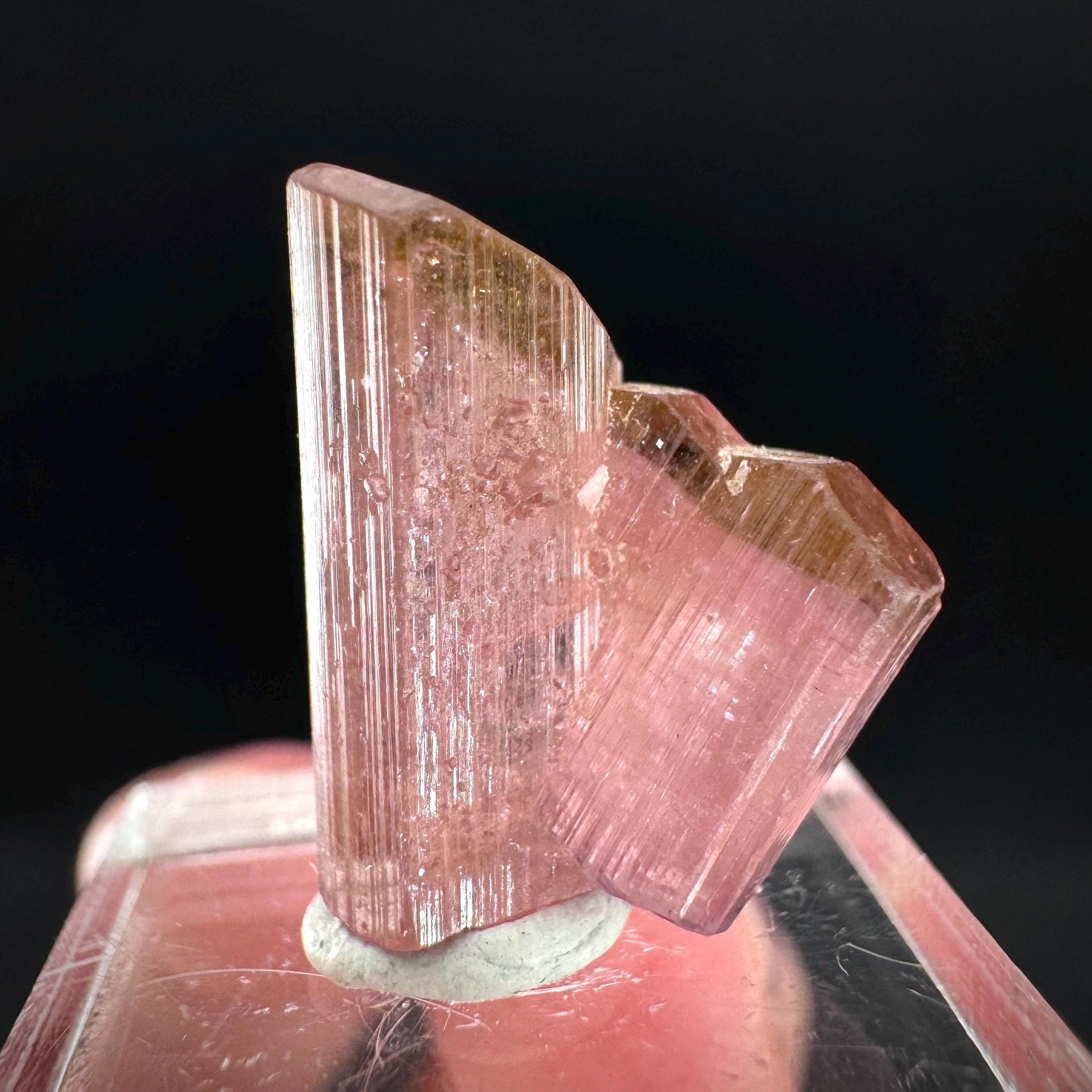 Elbaite Tourmaline | Pink Crystal, mineral specimen from Paprok