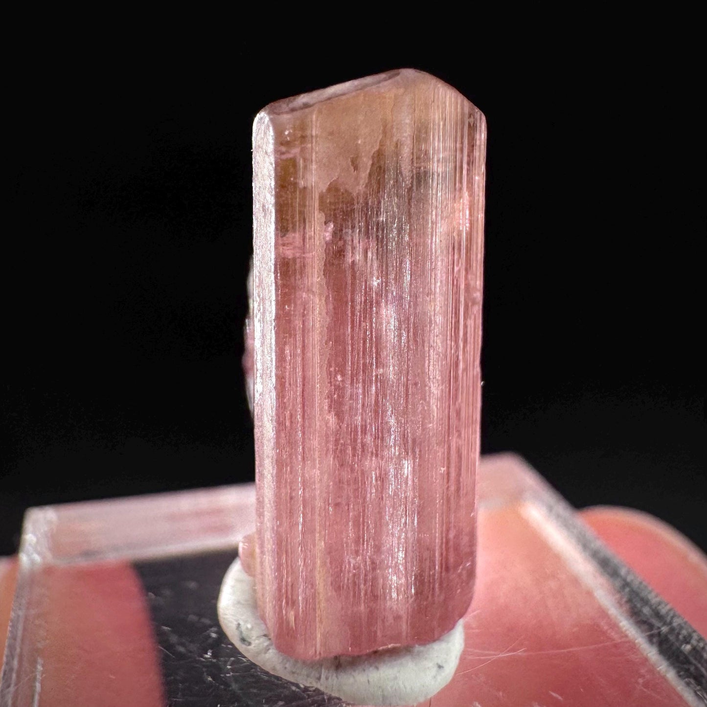 Elbaite Tourmaline | Pink Crystal, mineral specimen from Paprok
