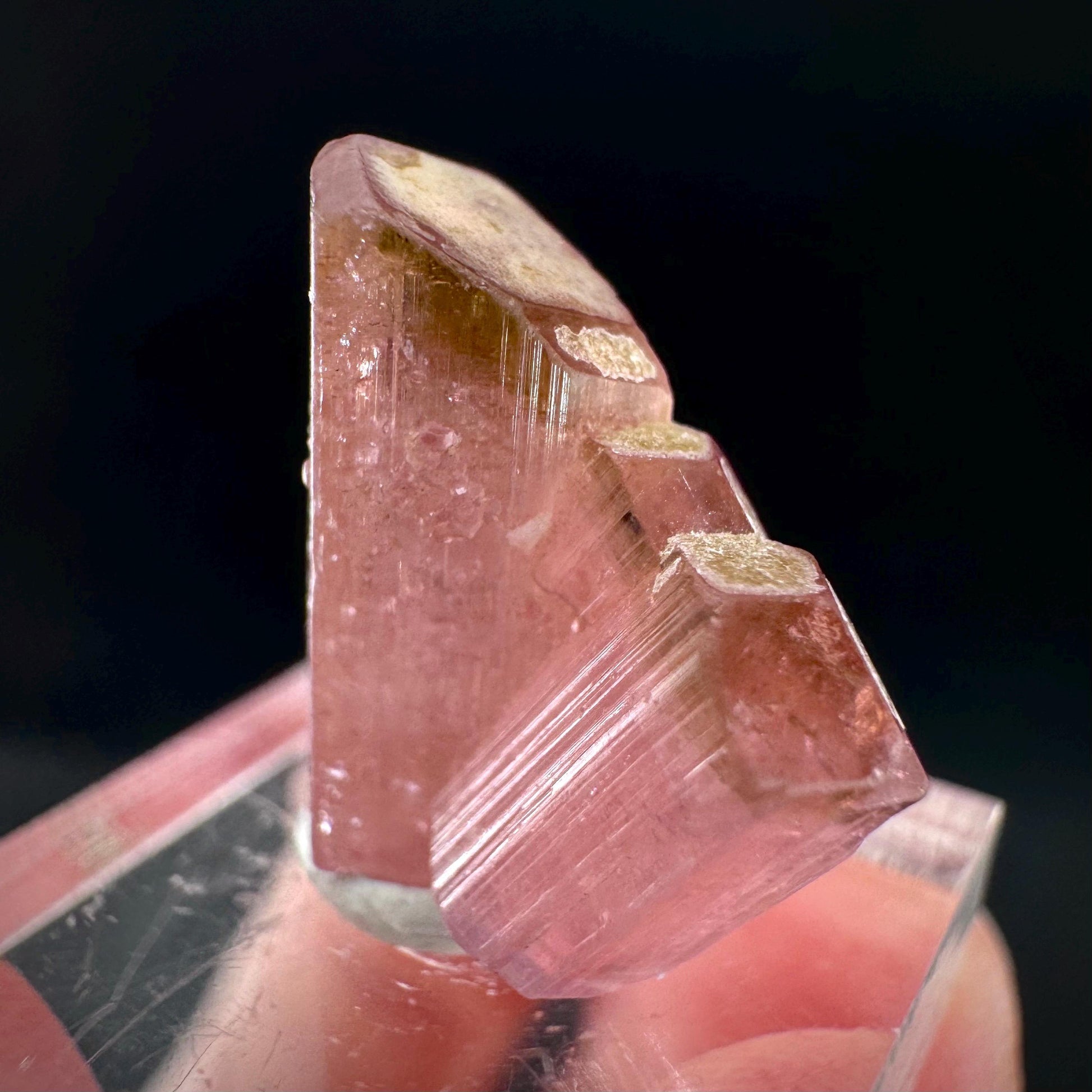 Elbaite Tourmaline | Pink Crystal, mineral specimen from Paprok
