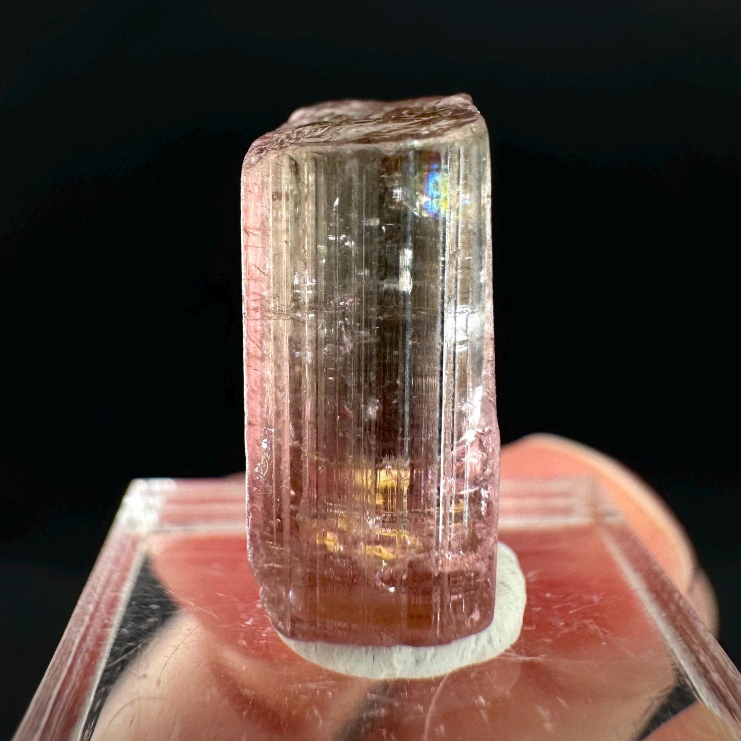 Watermelon Tourmaline | Green & Pink Elbaite Crystal, mineral specimen from Paprok