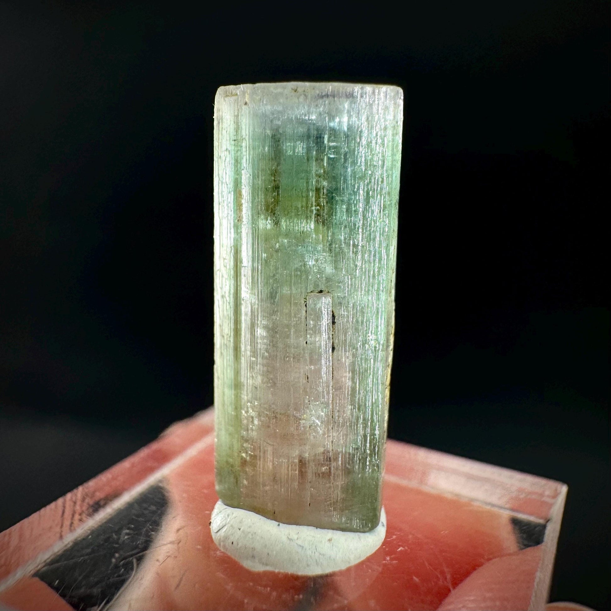 Watermelon Tourmaline | Green & Pink Elbaite Crystal, mineral specimen from Paprok