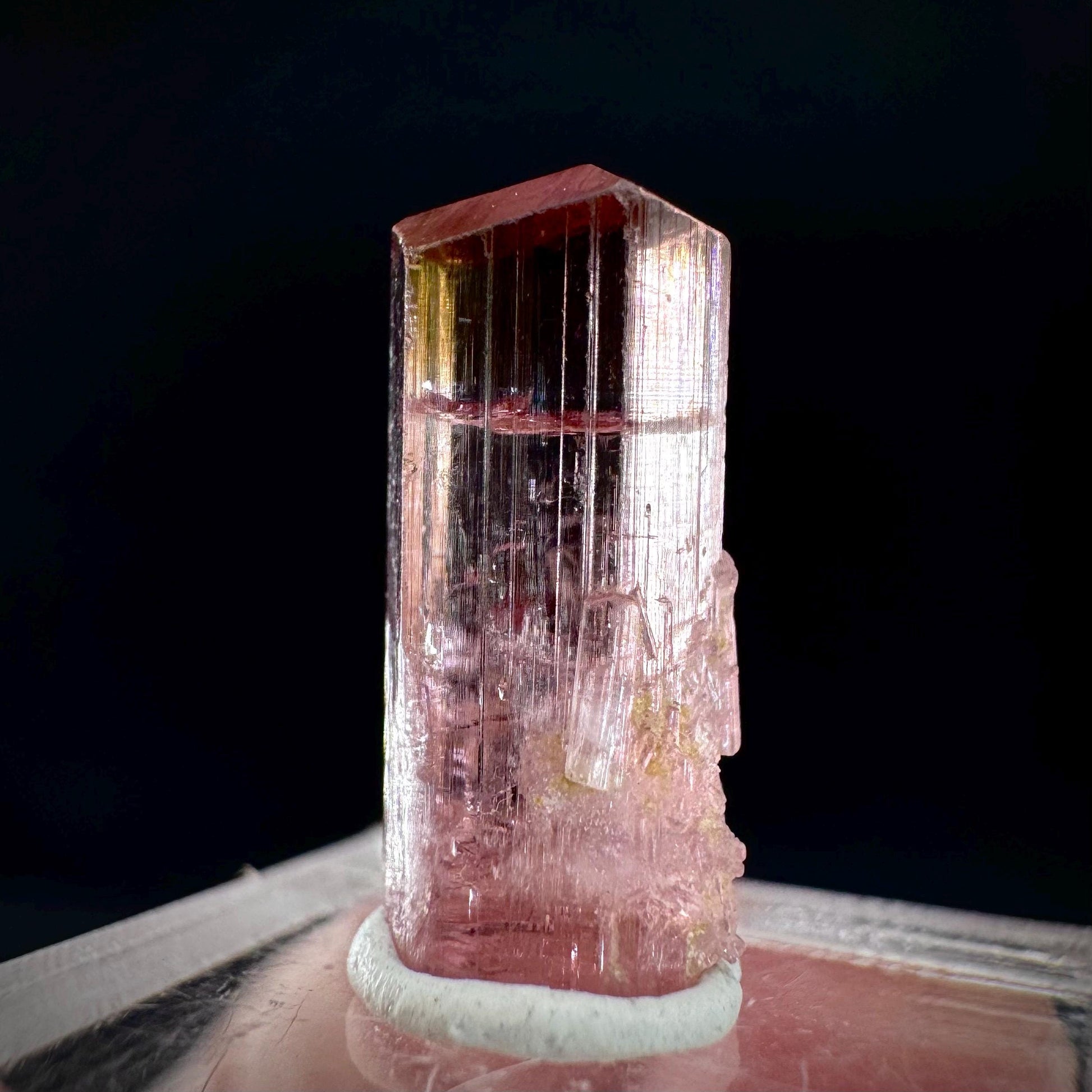 Elbaite Tourmaline | Pink Crystal, mineral specimen from Paprok