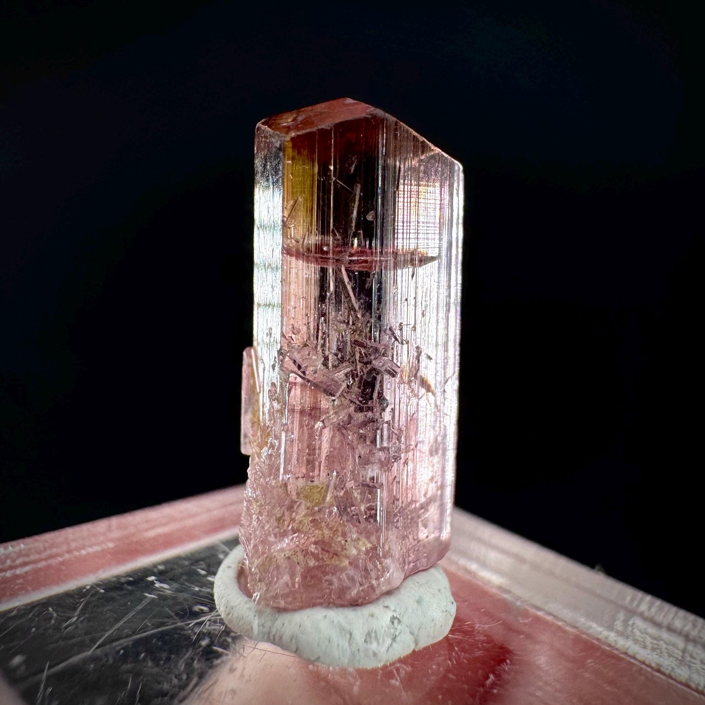 Elbaite Tourmaline | Pink Crystal, mineral specimen from Paprok