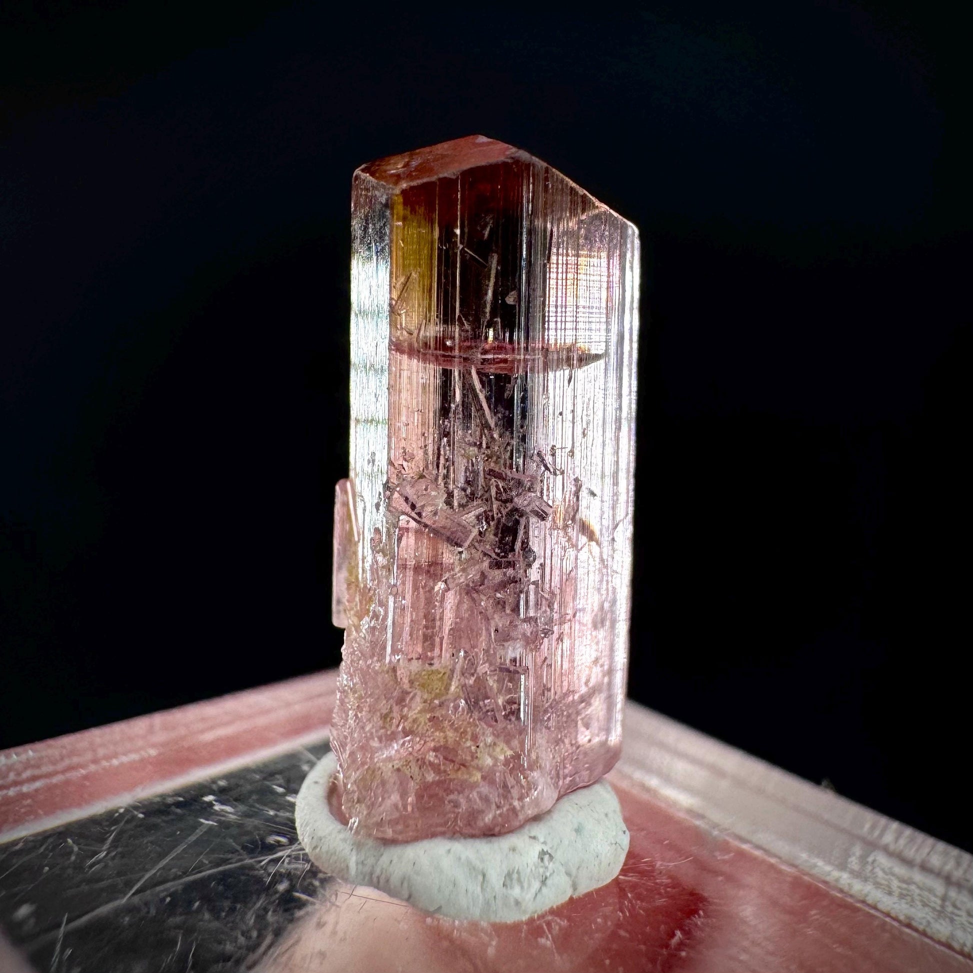 Elbaite Tourmaline | Pink Crystal, mineral specimen from Paprok