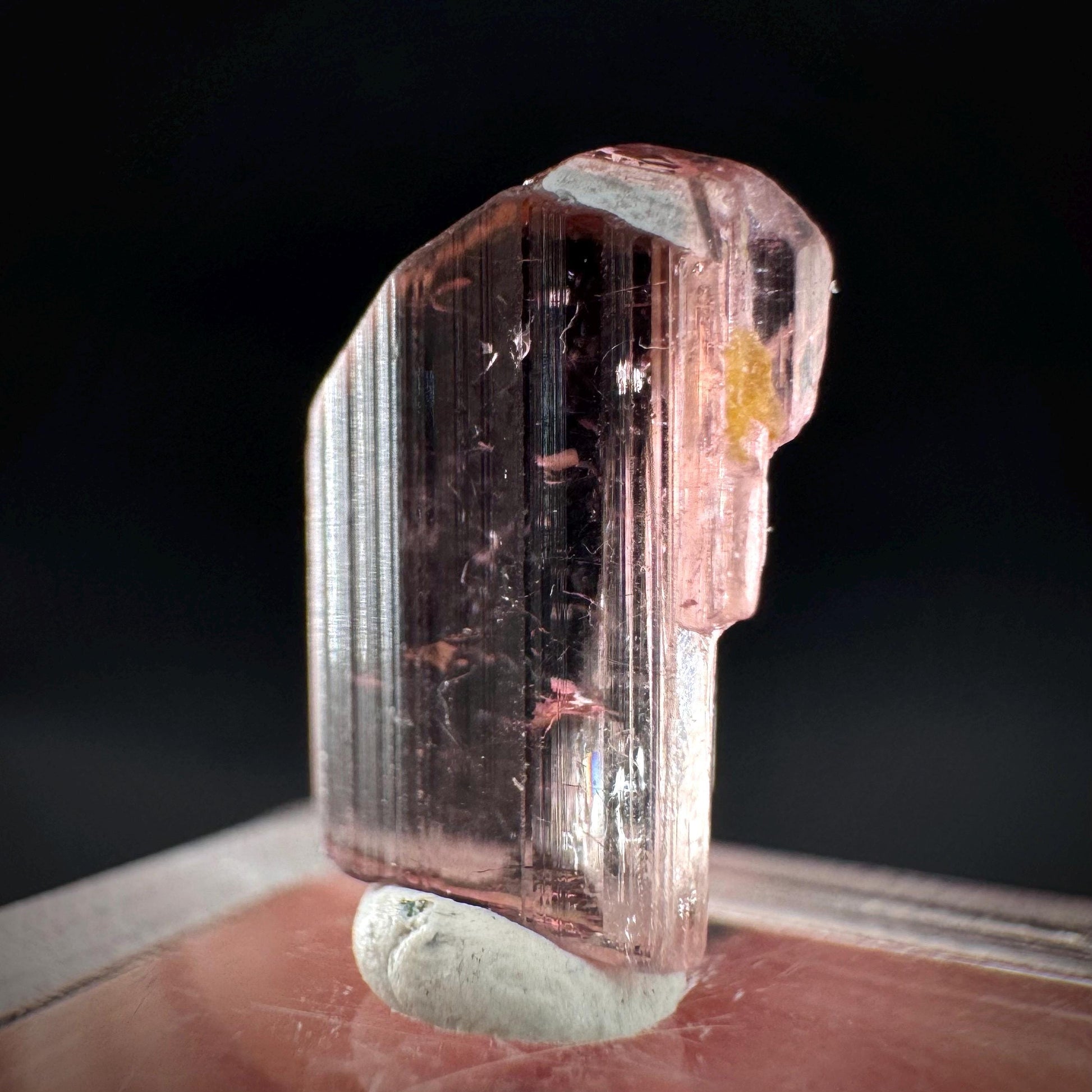 Elbaite Tourmaline | Pink Crystal, mineral specimen from Paprok