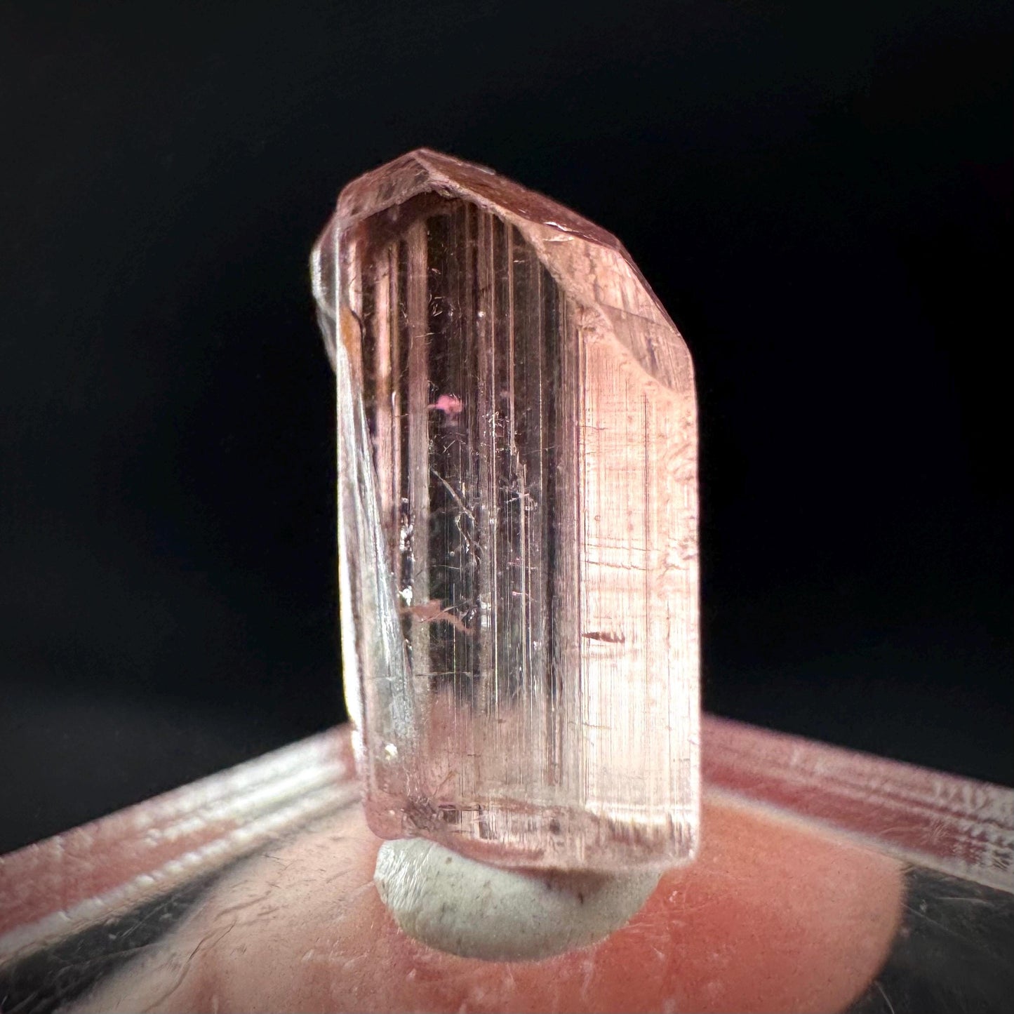 Elbaite Tourmaline | Pink Crystal, mineral specimen from Paprok