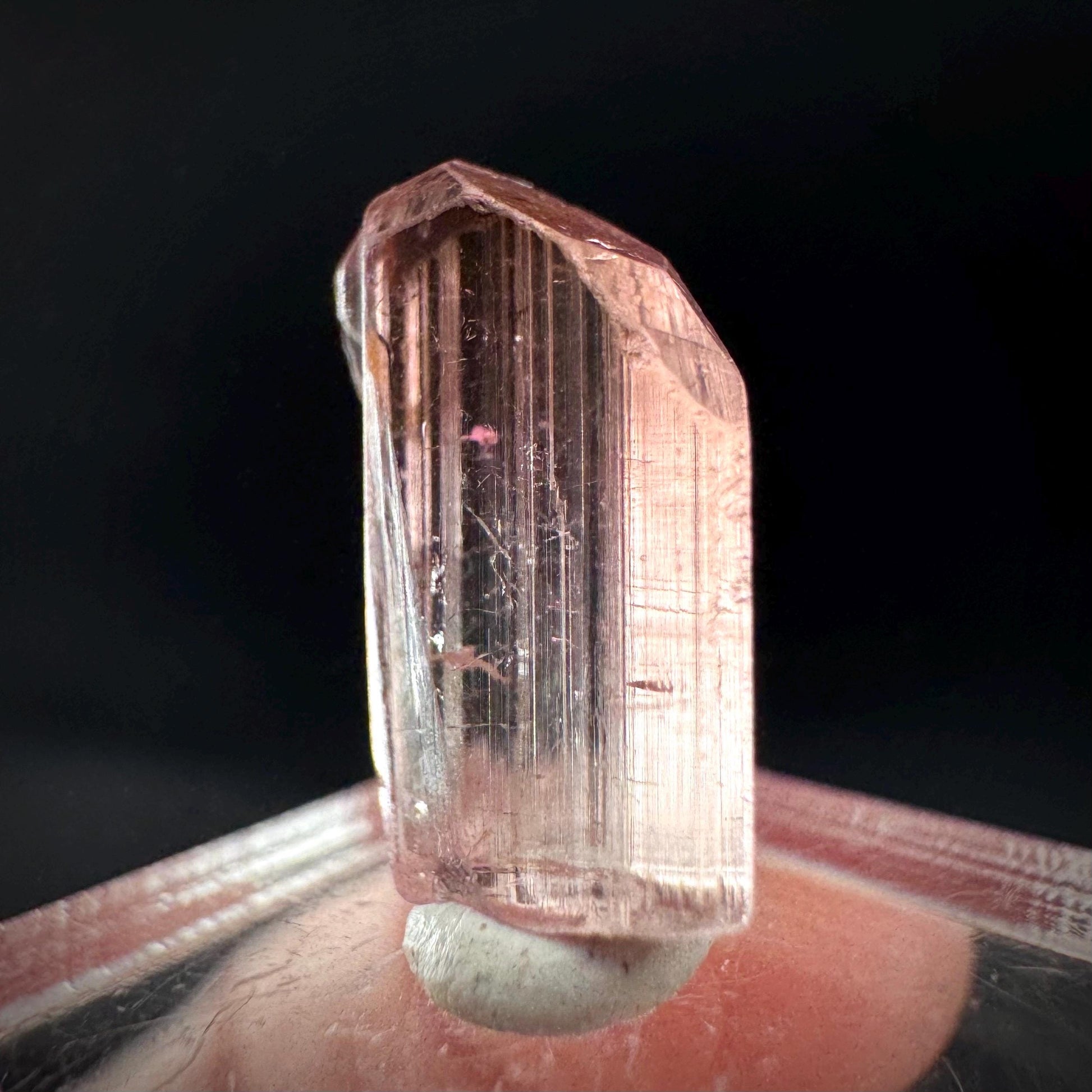 Elbaite Tourmaline | Pink Crystal, mineral specimen from Paprok