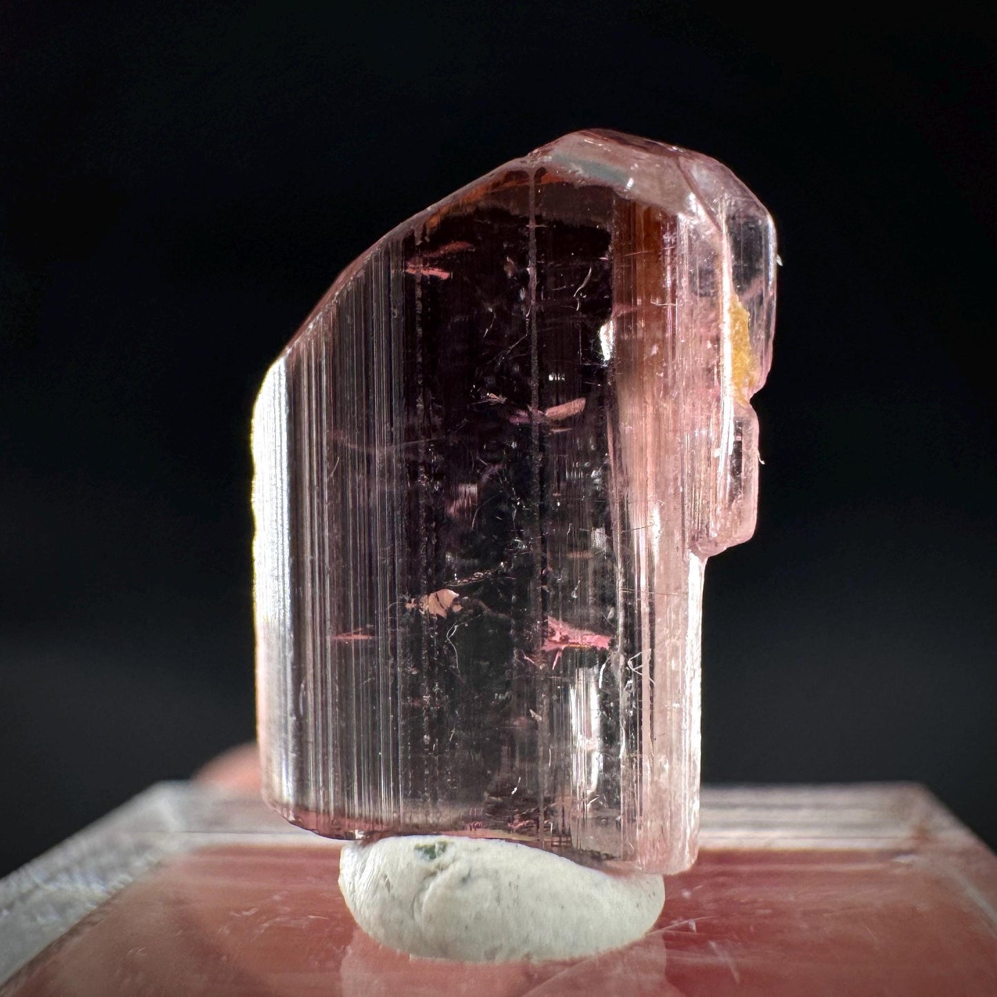 Elbaite Tourmaline | Pink Crystal, mineral specimen from Paprok