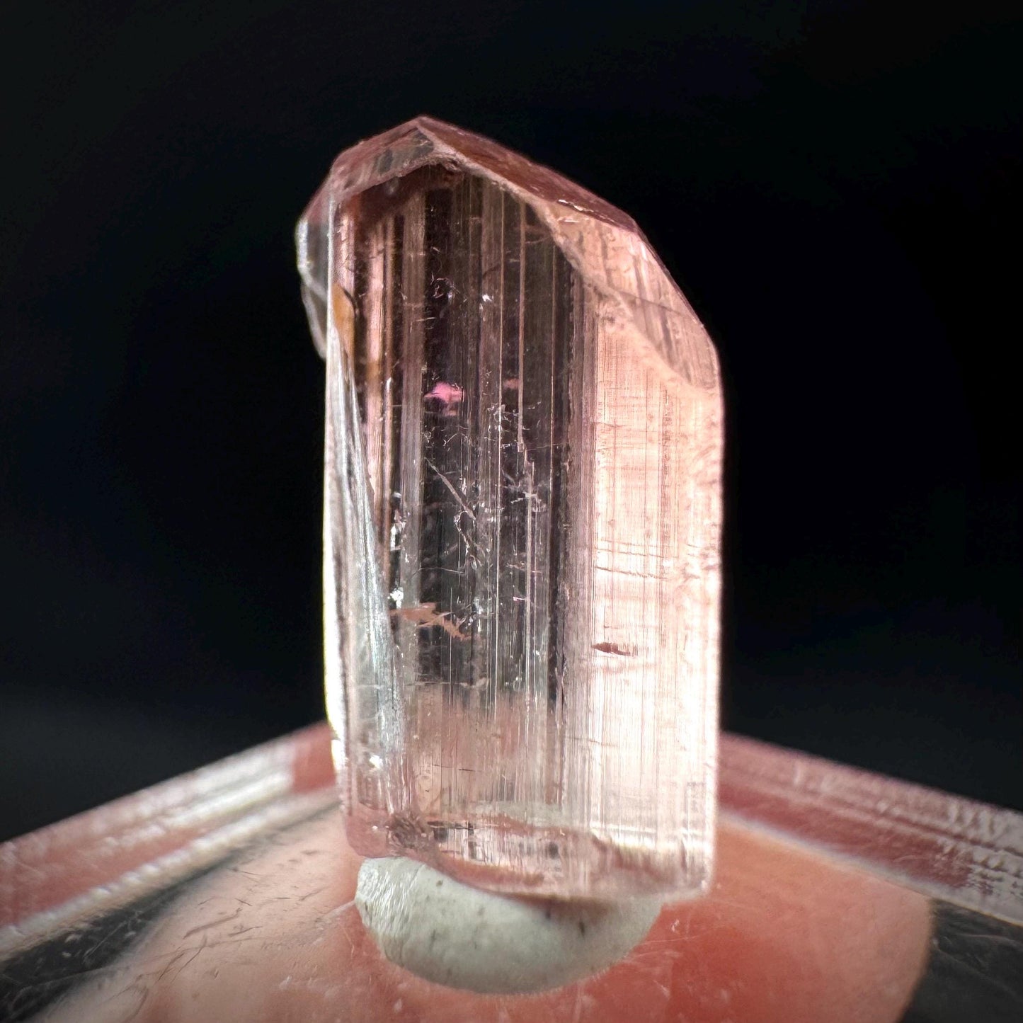Elbaite Tourmaline | Pink Crystal, mineral specimen from Paprok