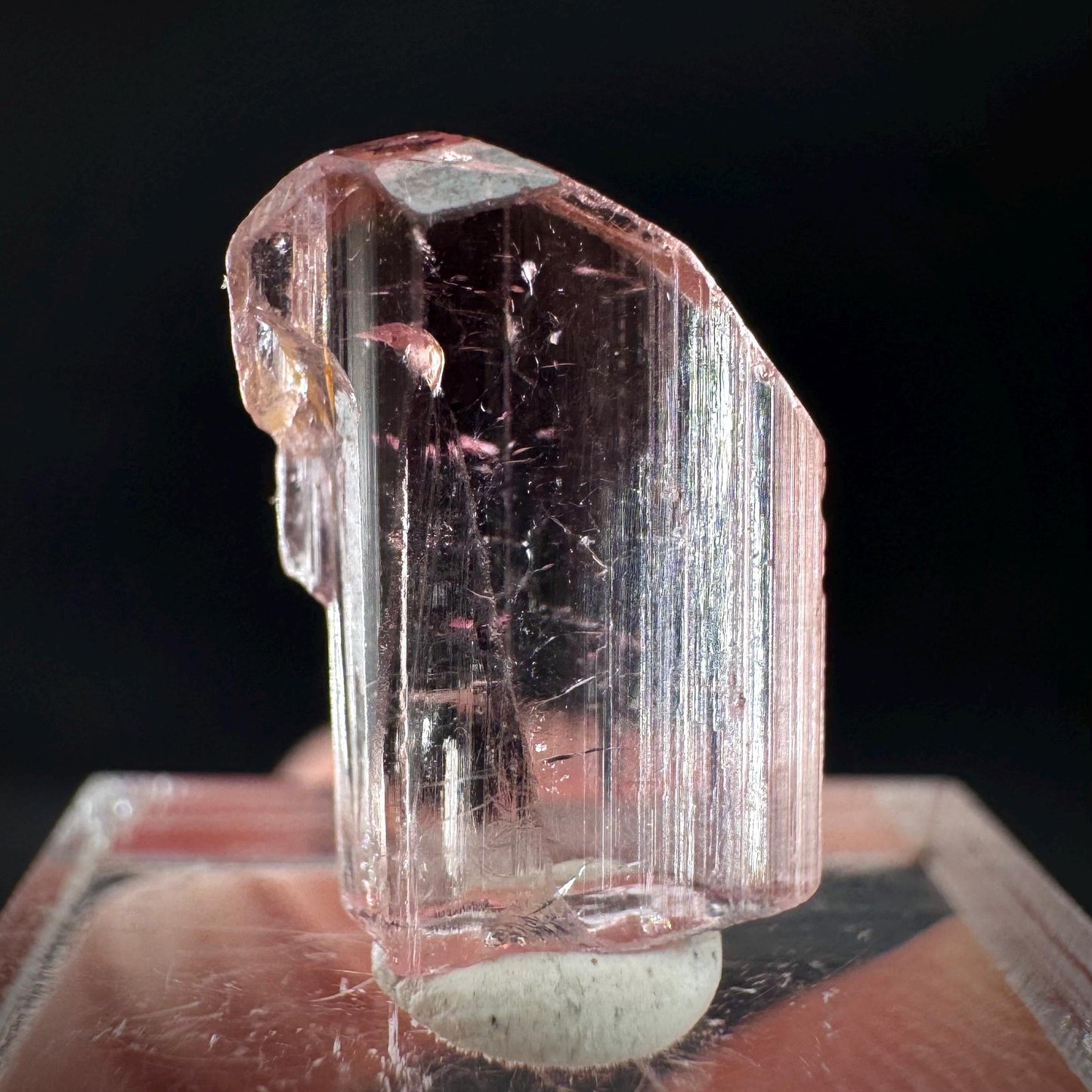 Elbaite Tourmaline | Pink Crystal, mineral specimen from Paprok