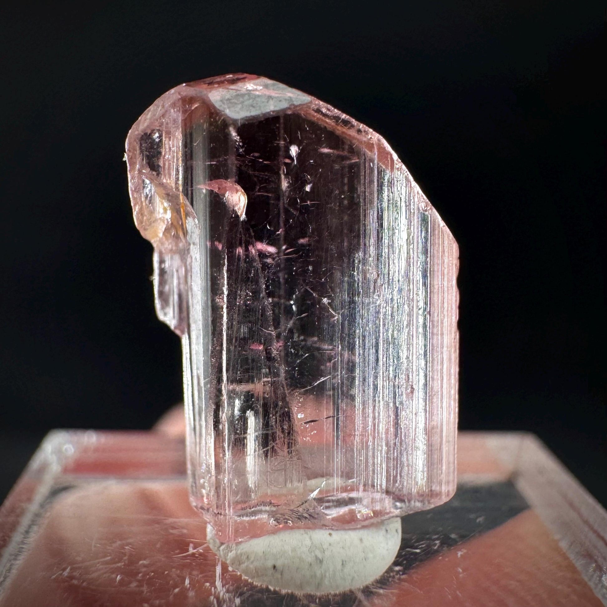 Elbaite Tourmaline | Pink Crystal, mineral specimen from Paprok