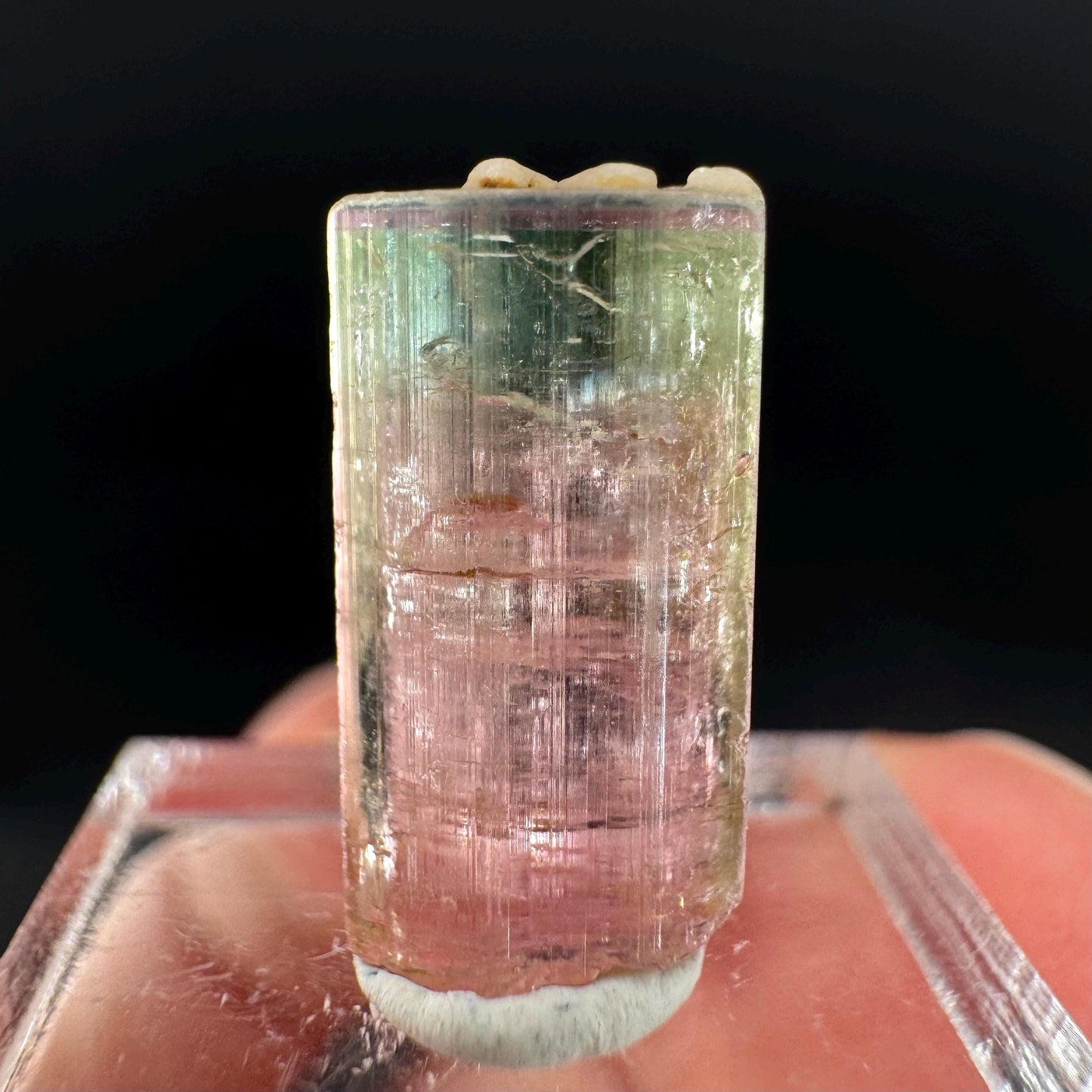 Watermelon Tourmaline | Green & Pink Elbaite Crystal, mineral specimen from Paprok