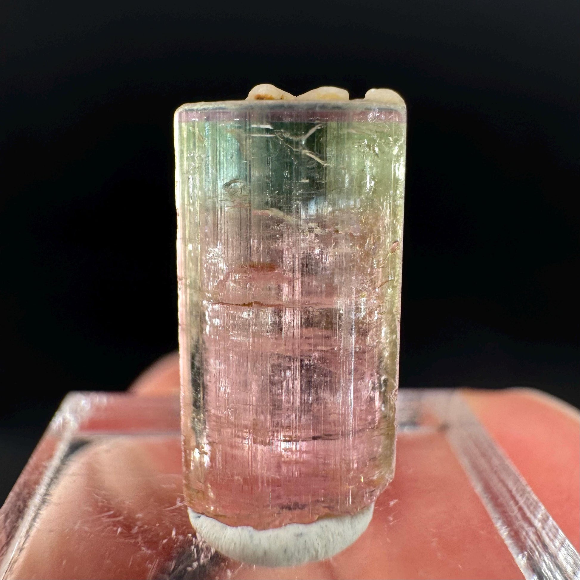 Watermelon Tourmaline | Green & Pink Elbaite Crystal, mineral specimen from Paprok