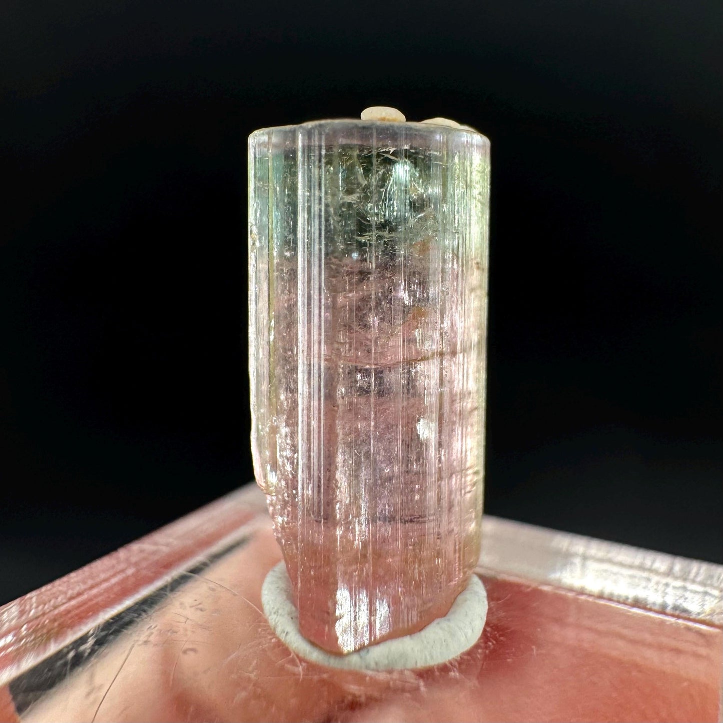 Watermelon Tourmaline | Green & Pink Elbaite Crystal, mineral specimen from Paprok