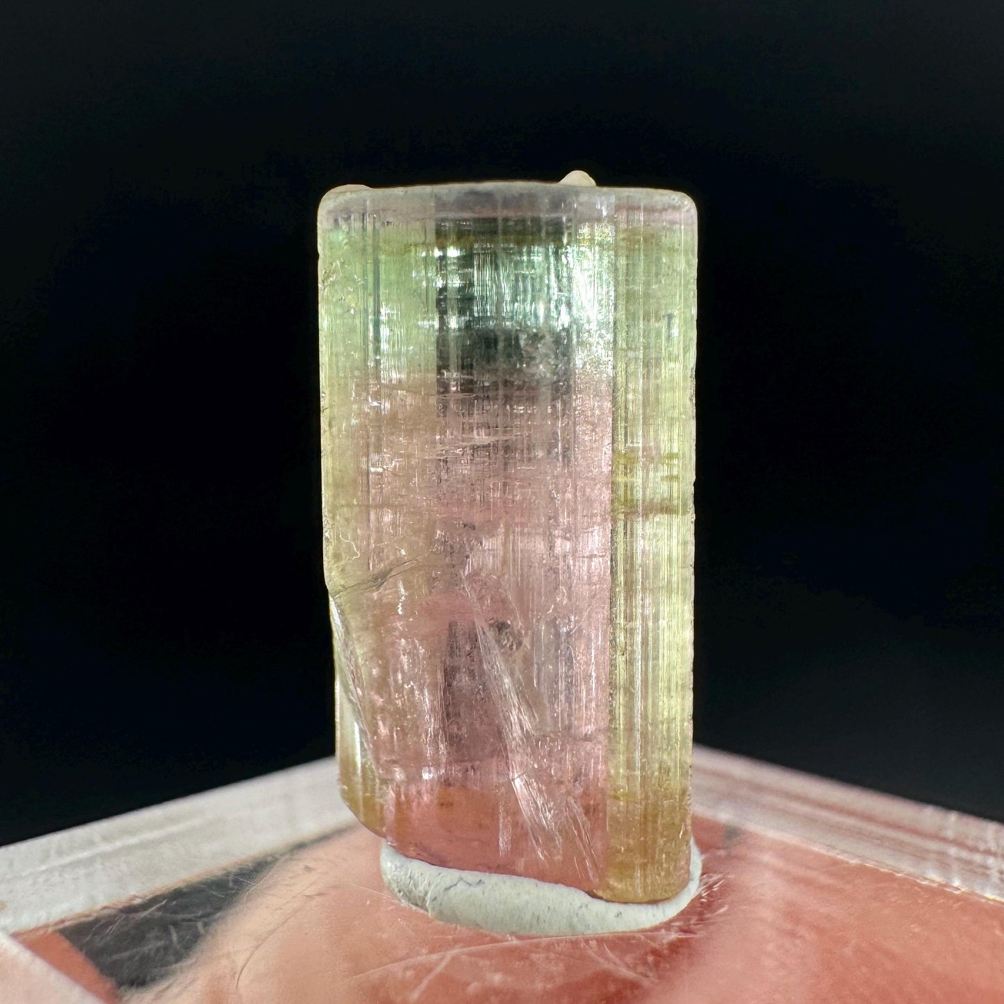 Watermelon Tourmaline | Green & Pink Elbaite Crystal, mineral specimen from Paprok