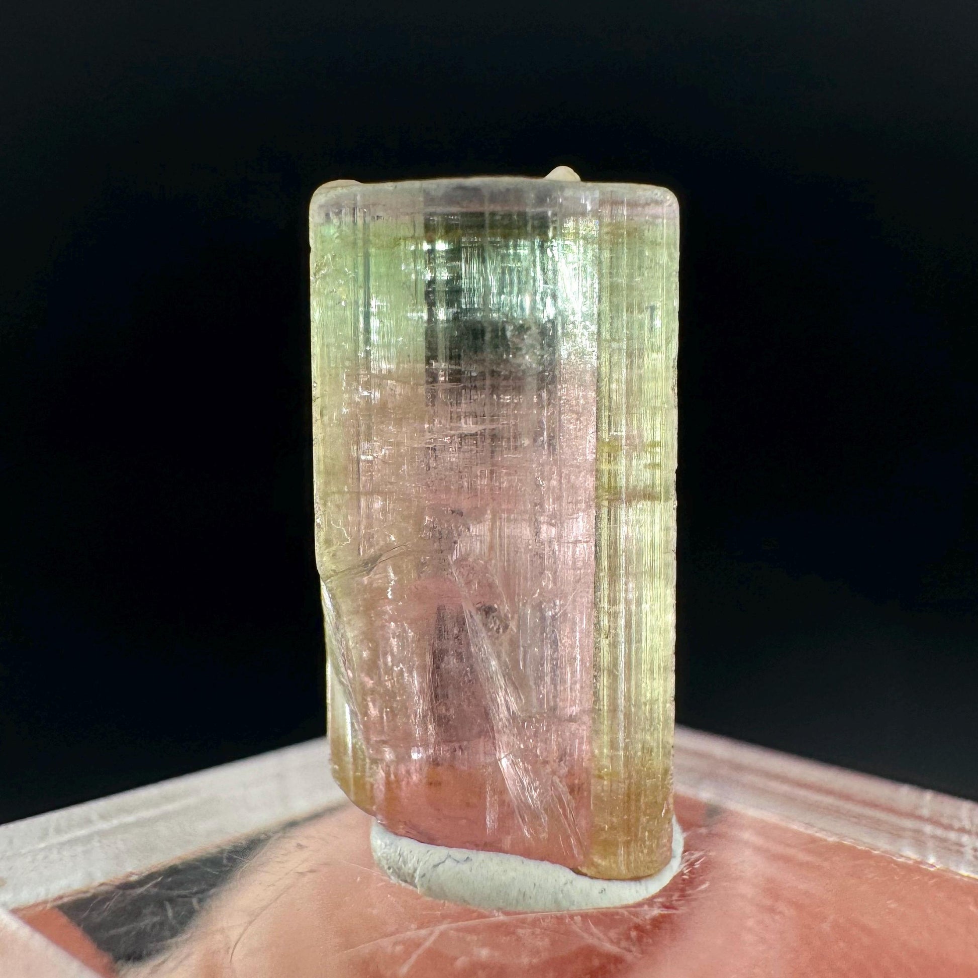 Watermelon Tourmaline | Green & Pink Elbaite Crystal, mineral specimen from Paprok