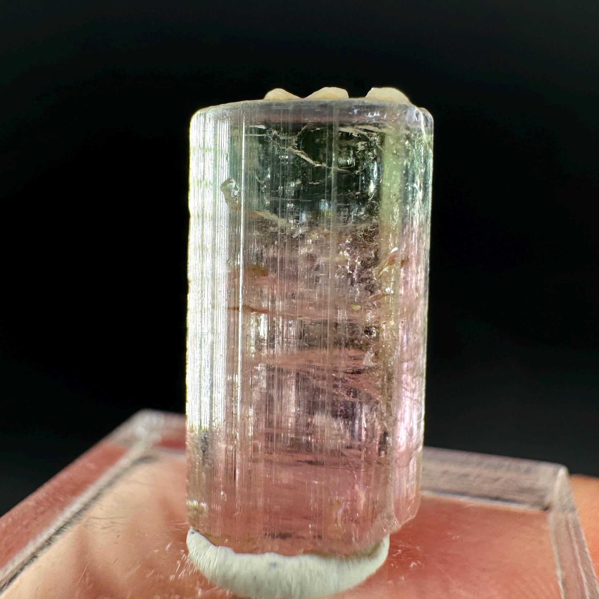 Watermelon Tourmaline | Green & Pink Elbaite Crystal, mineral specimen from Paprok