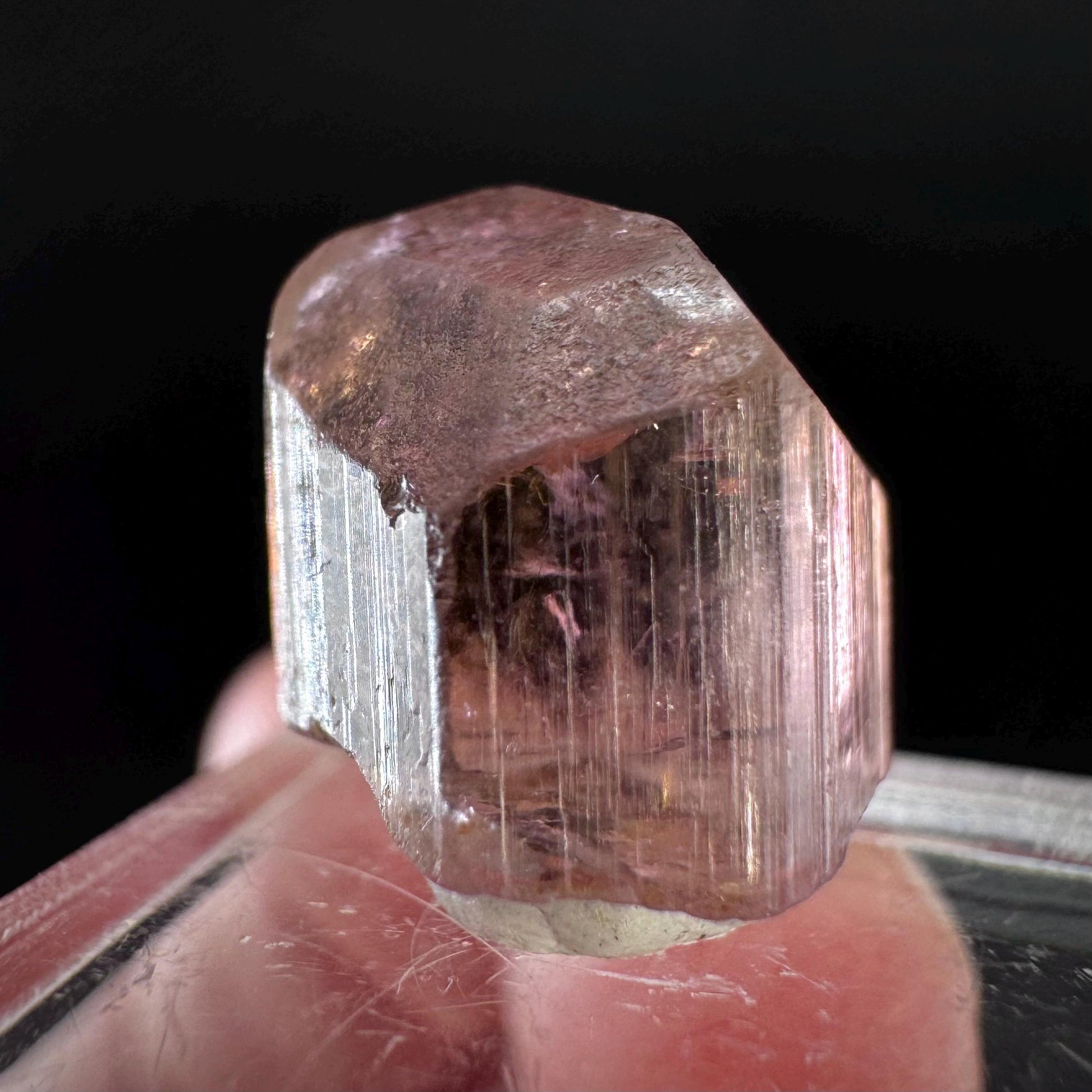 Elbaite Tourmaline | Pink Crystal, mineral specimen from Paprok