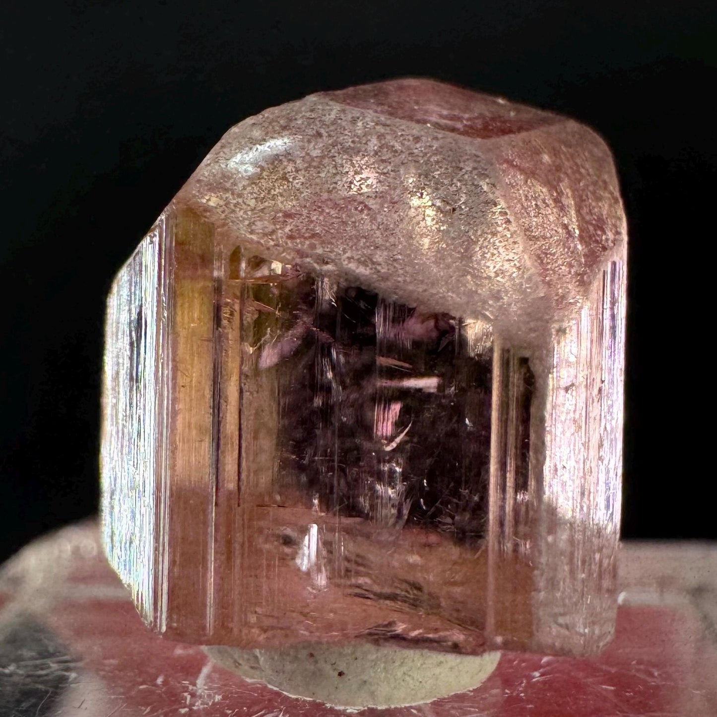 Elbaite Tourmaline | Pink Crystal, mineral specimen from Paprok