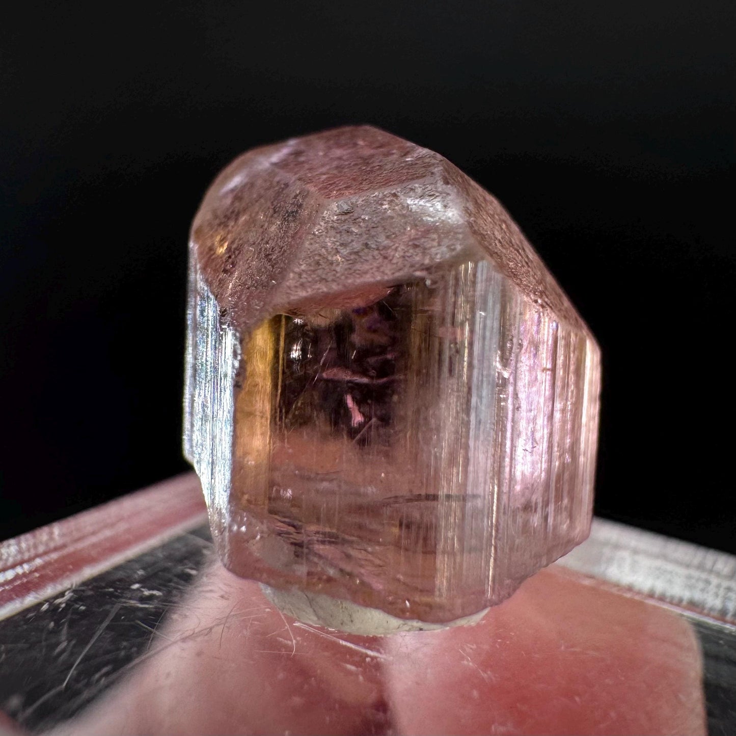 Elbaite Tourmaline | Pink Crystal, mineral specimen from Paprok