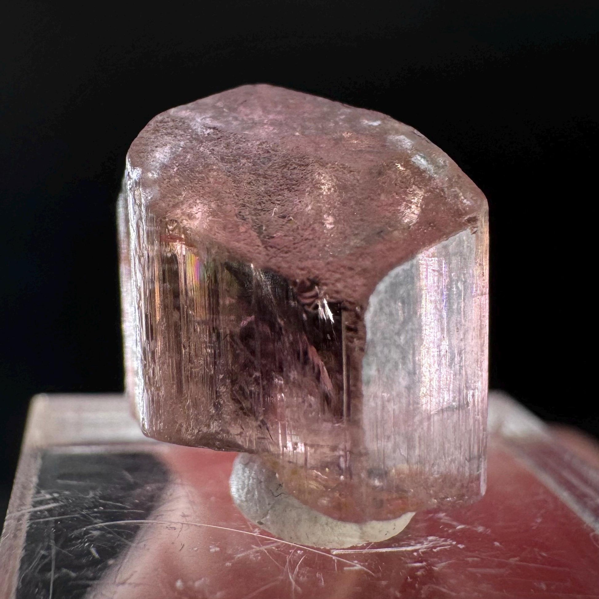 Elbaite Tourmaline | Pink Crystal, mineral specimen from Paprok