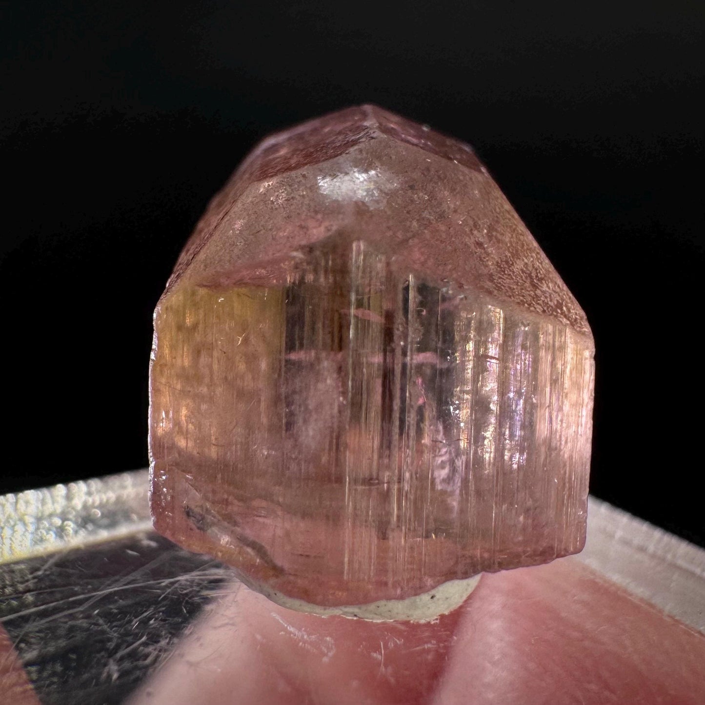Elbaite Tourmaline | Pink Crystal, mineral specimen from Paprok