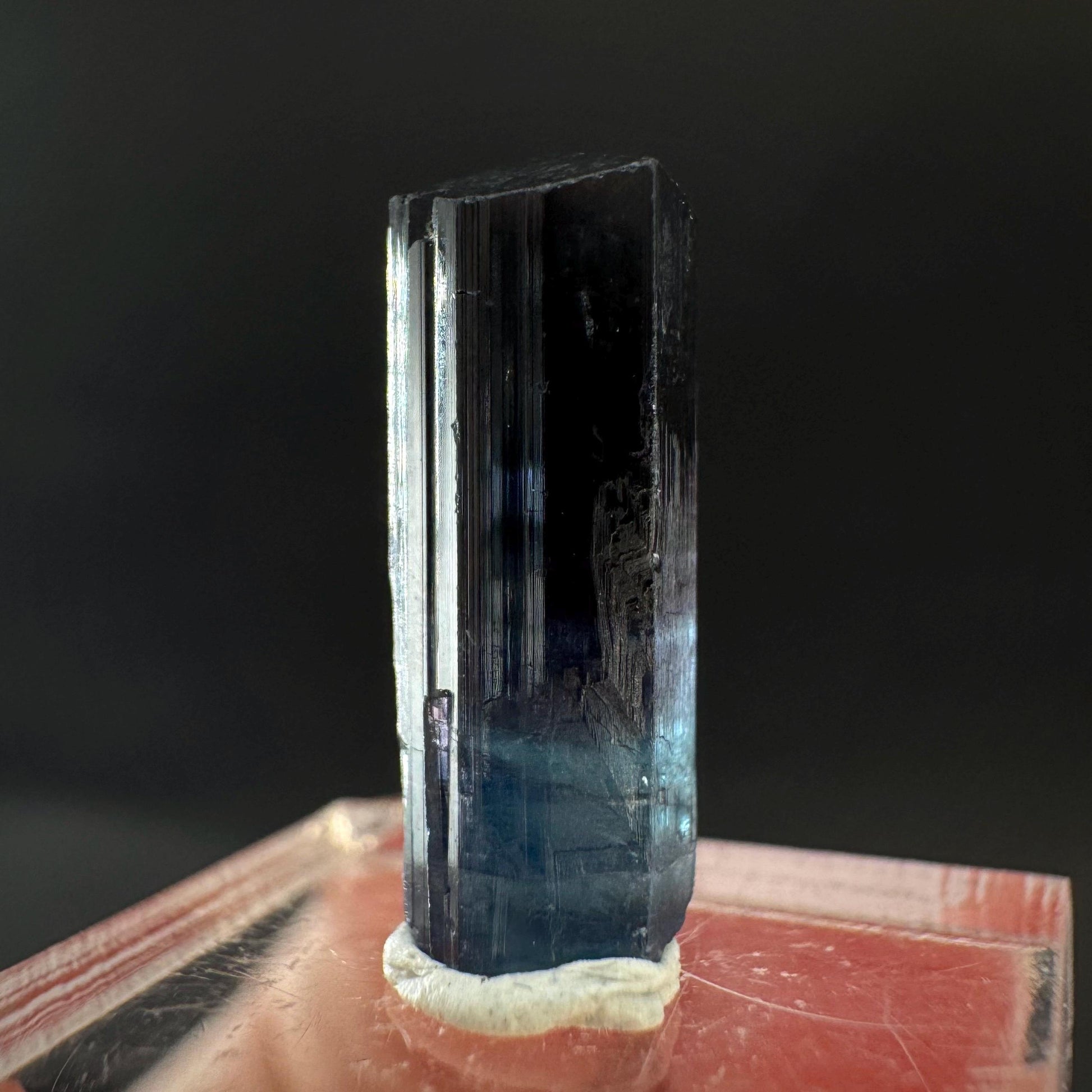 Indicolite Tourmaline Crystal | Natural Blue-Green Mineral Specimen from Pakistan