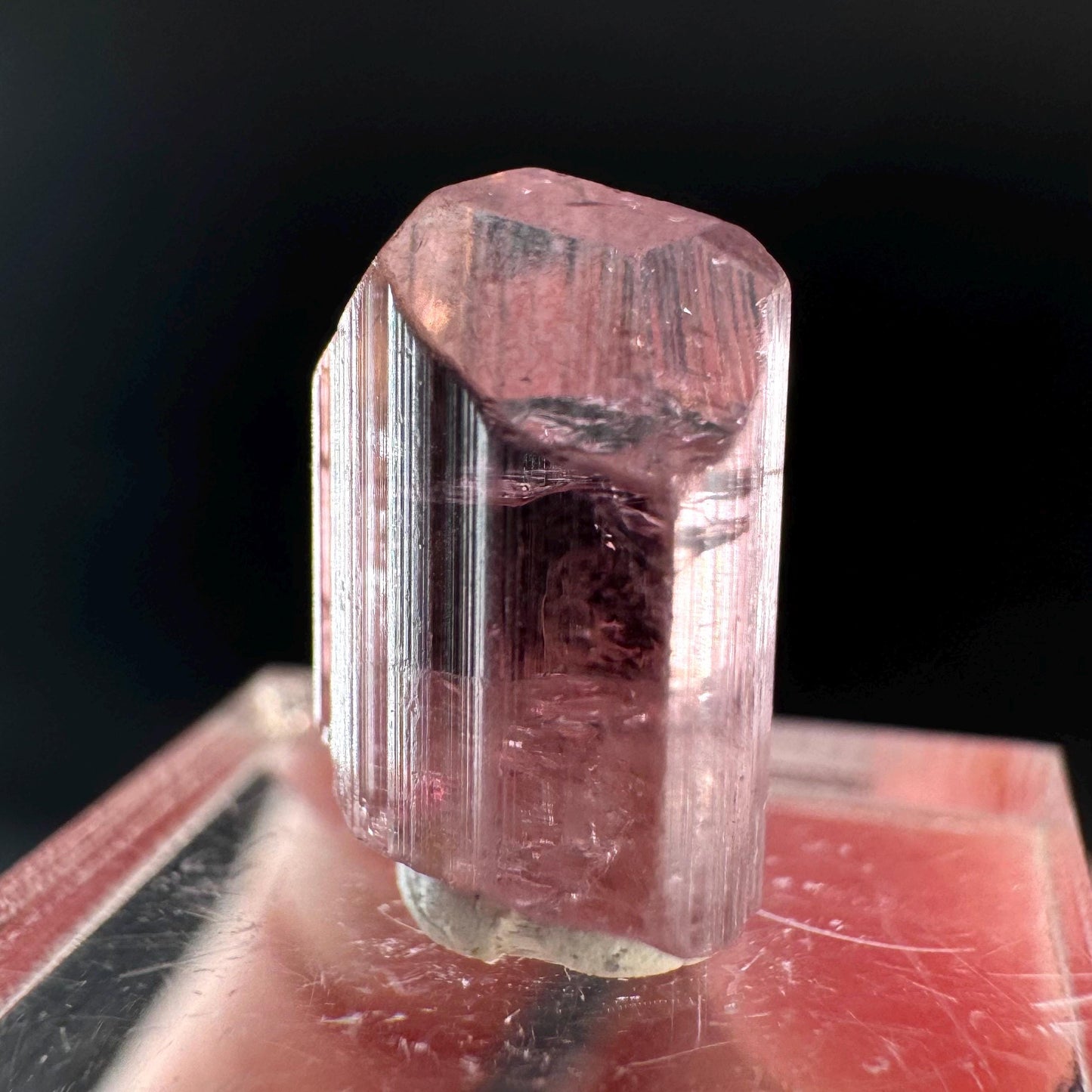 Elbaite Tourmaline | Pink Crystal, mineral specimen from Paprok