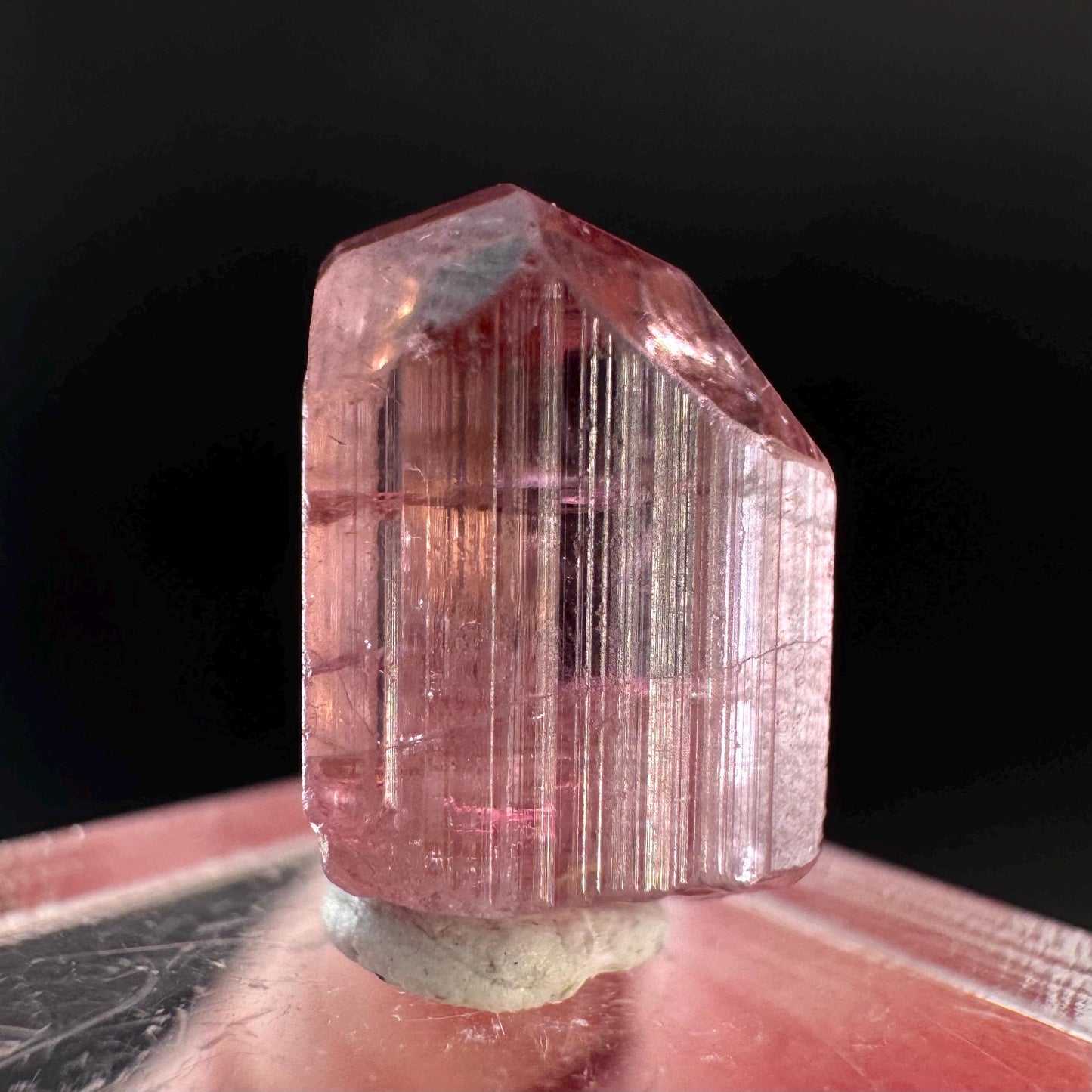 Elbaite Tourmaline | Pink Crystal, mineral specimen from Paprok