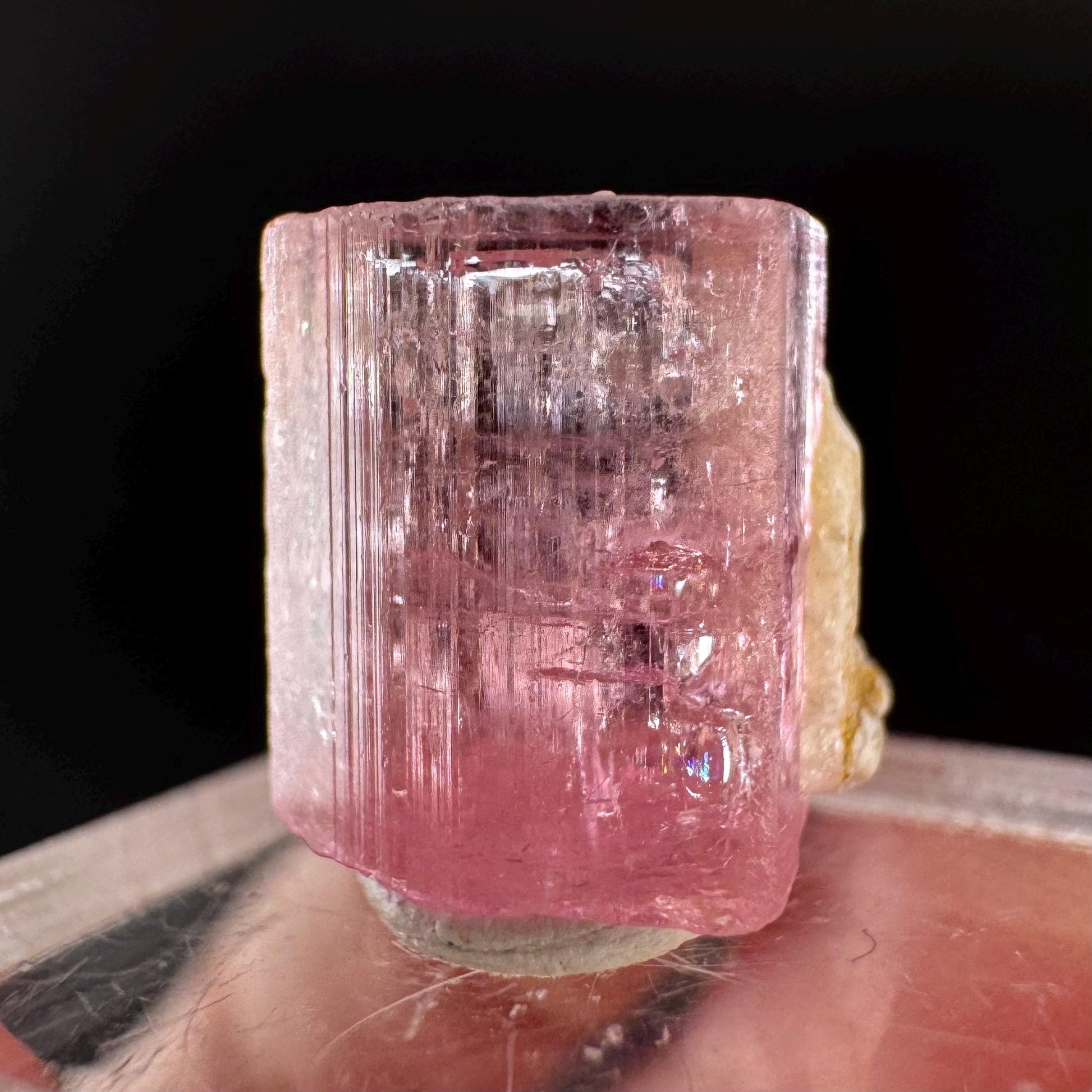 Elbaite Tourmaline | Pink Crystal, mineral specimen from Paprok