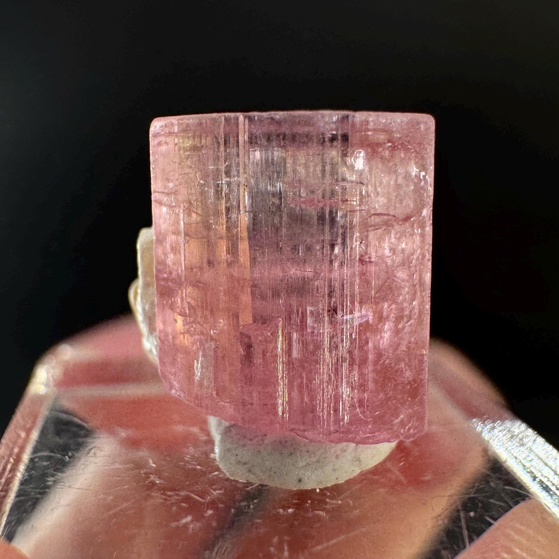 Elbaite Tourmaline | Pink Crystal, mineral specimen from Paprok