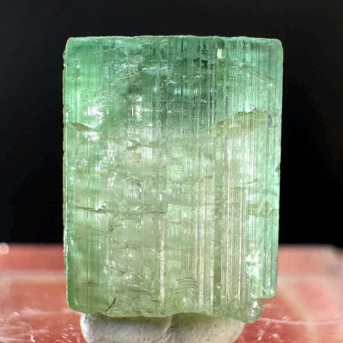 Elbaite Tourmaline | Green Crystal, mineral specimen from Paprok