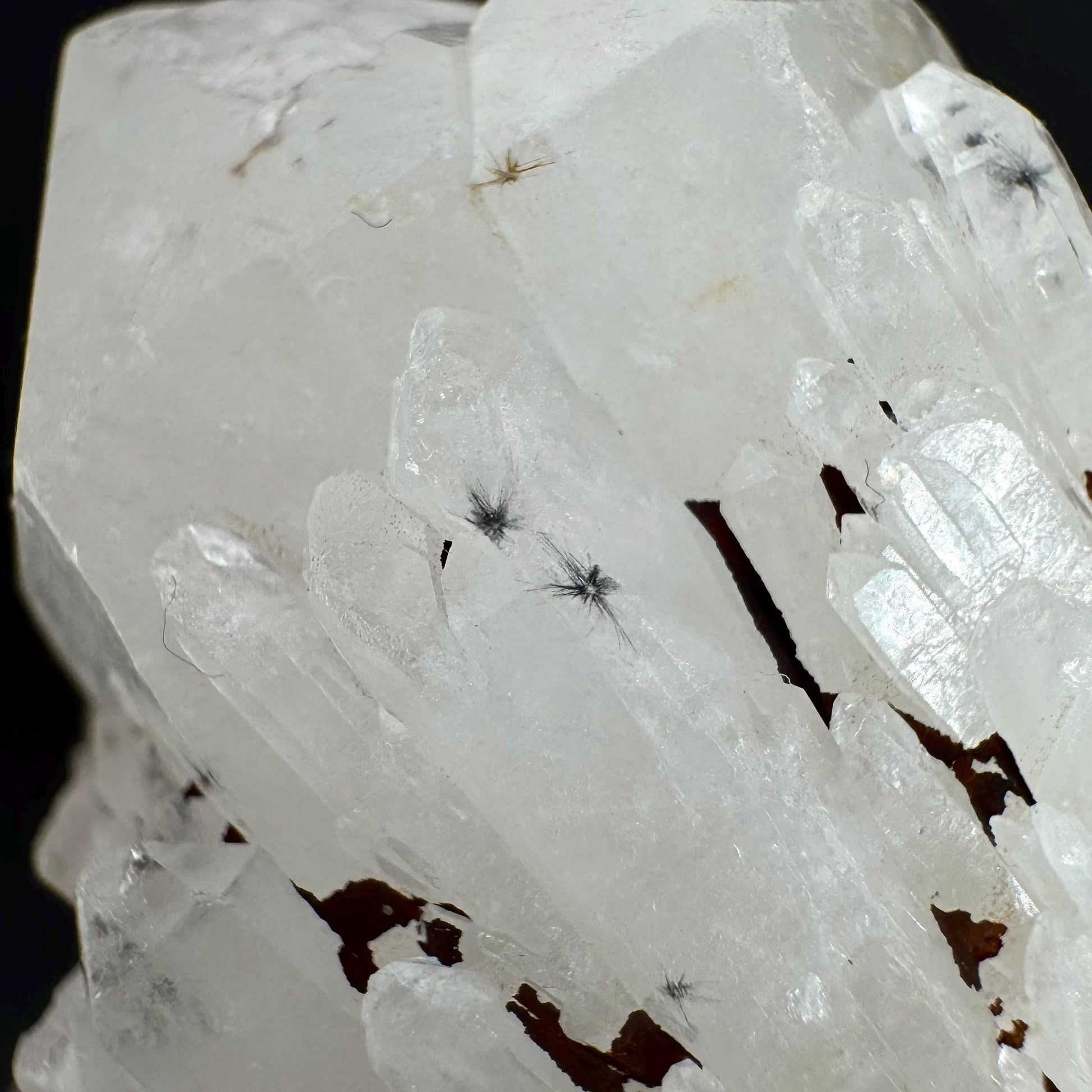 Hollandite Star Quartz | natural spider quartz crystal from Madagascar