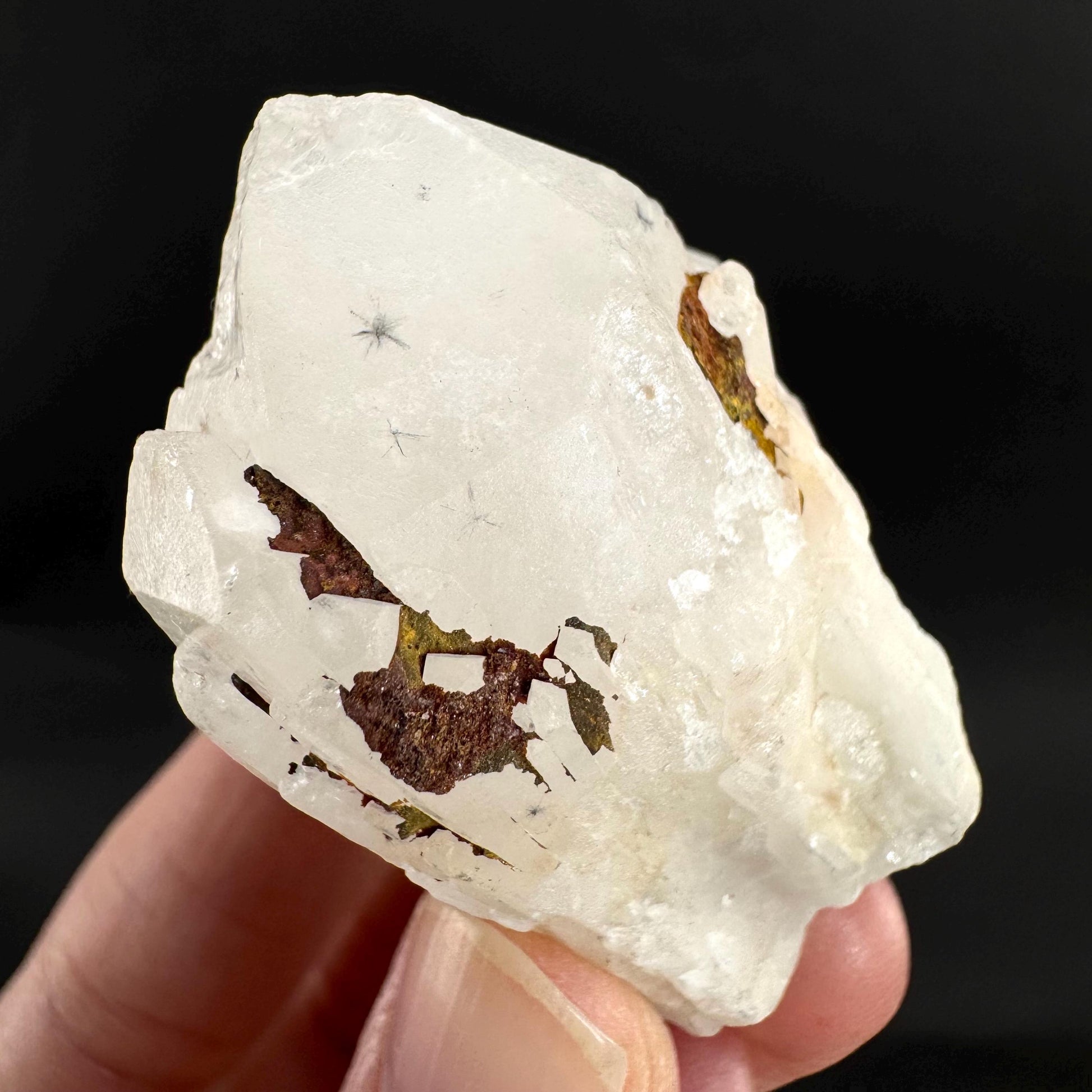 Hollandite Star Quartz | natural spider quartz crystal from Madagascar