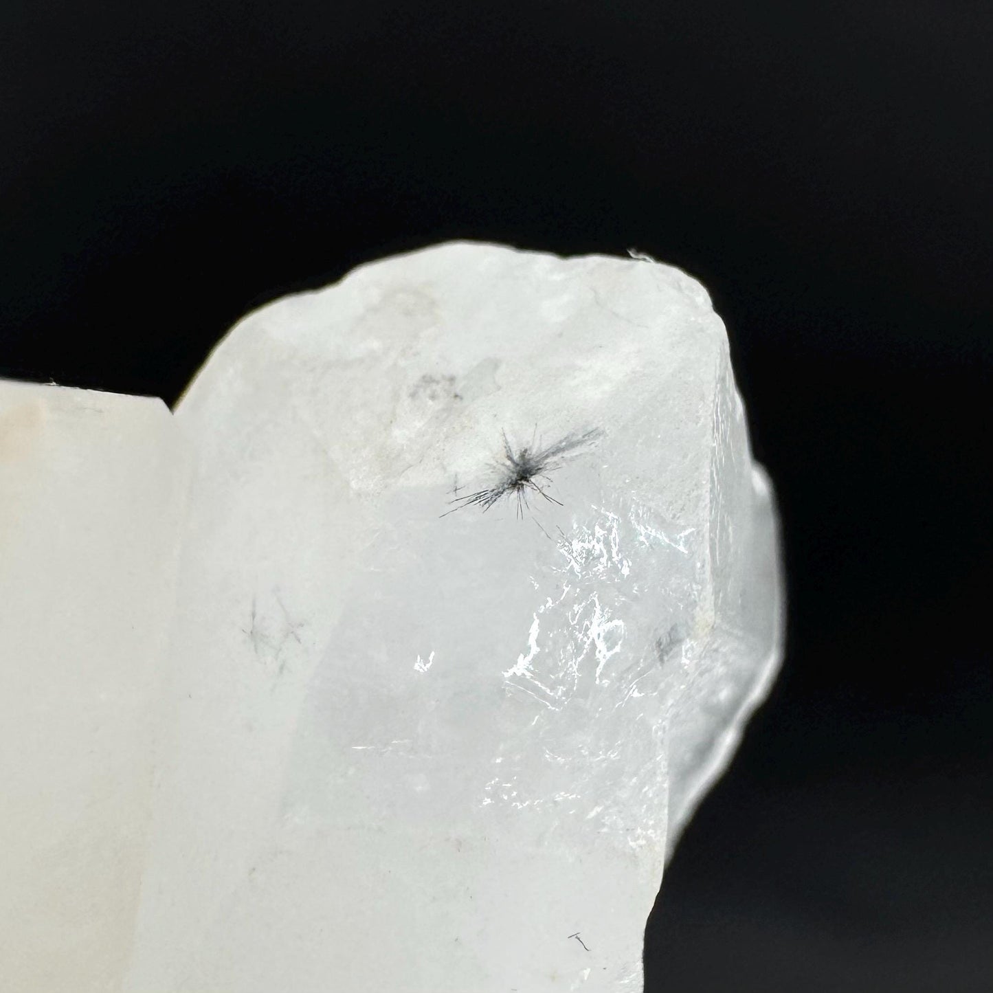 Hollandite Star Quartz | natural spider quartz crystal from Madagascar