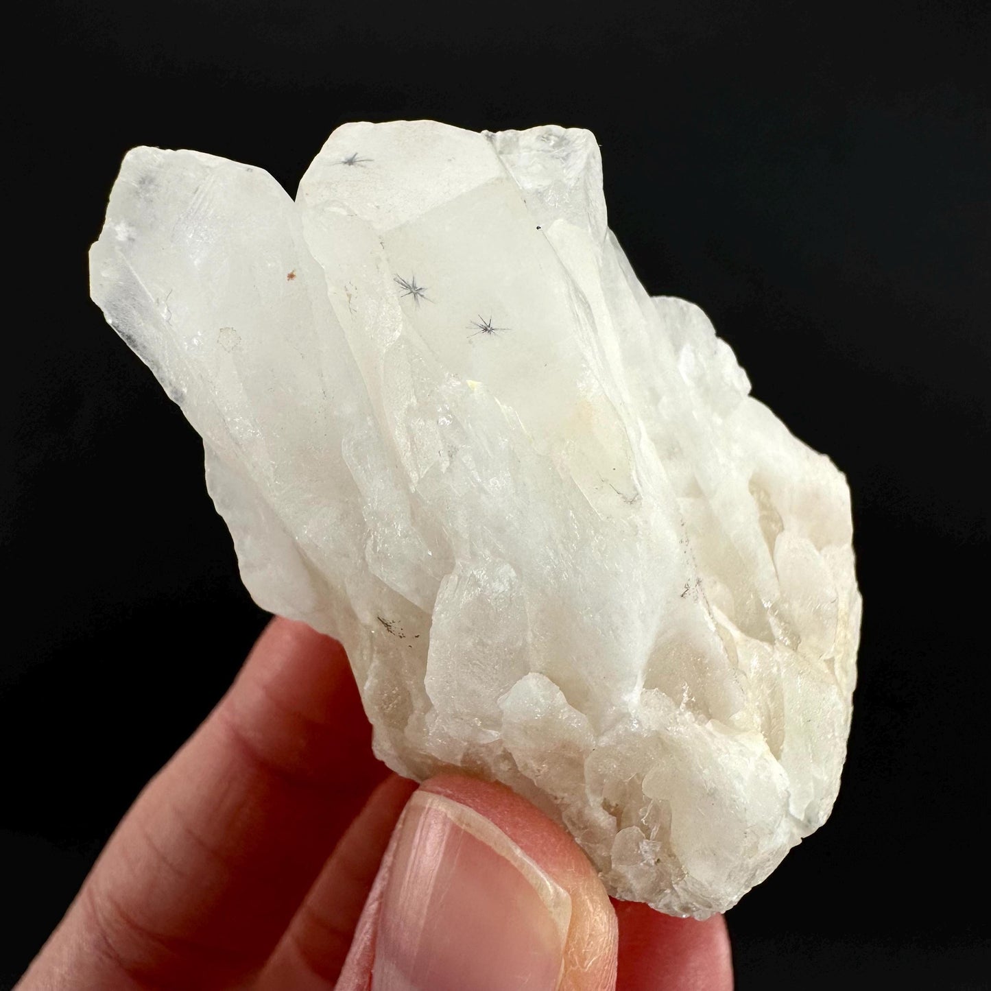 Hollandite Star Quartz | natural spider quartz crystal from Madagascar