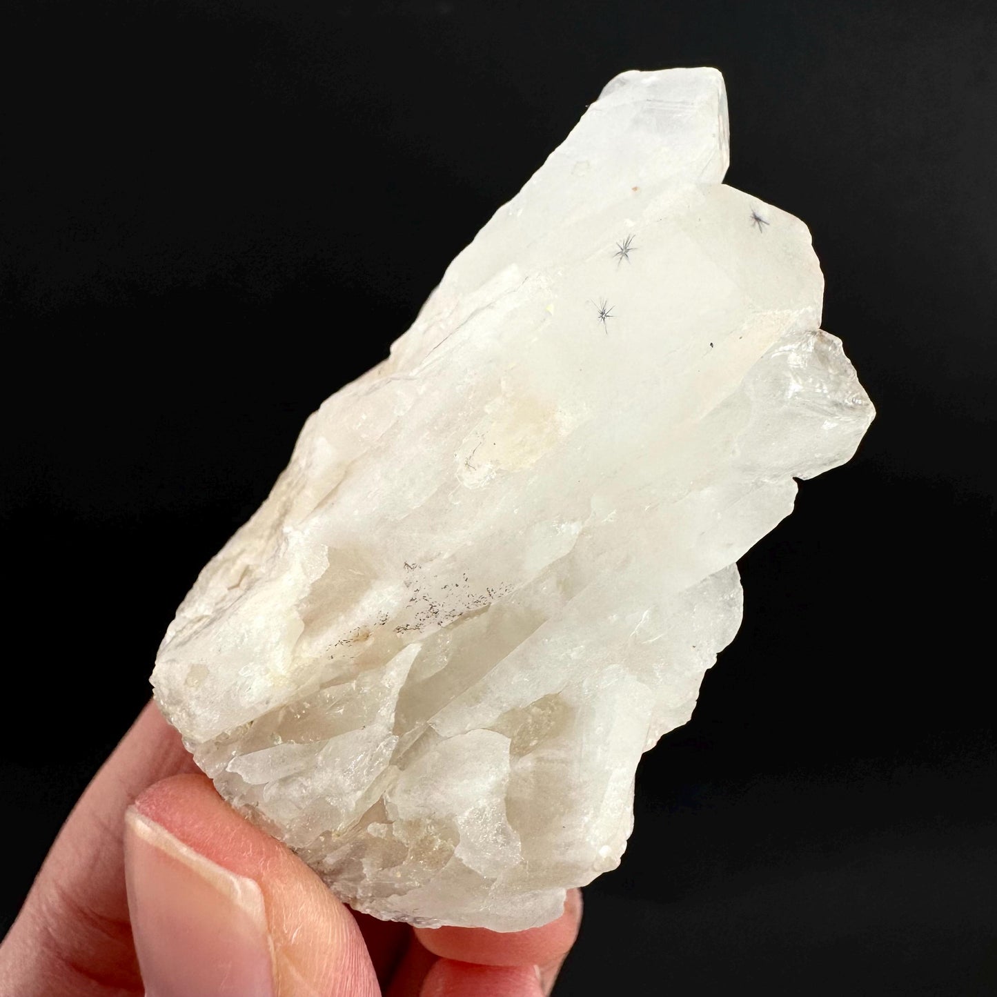 Hollandite Star Quartz | natural spider quartz crystal from Madagascar