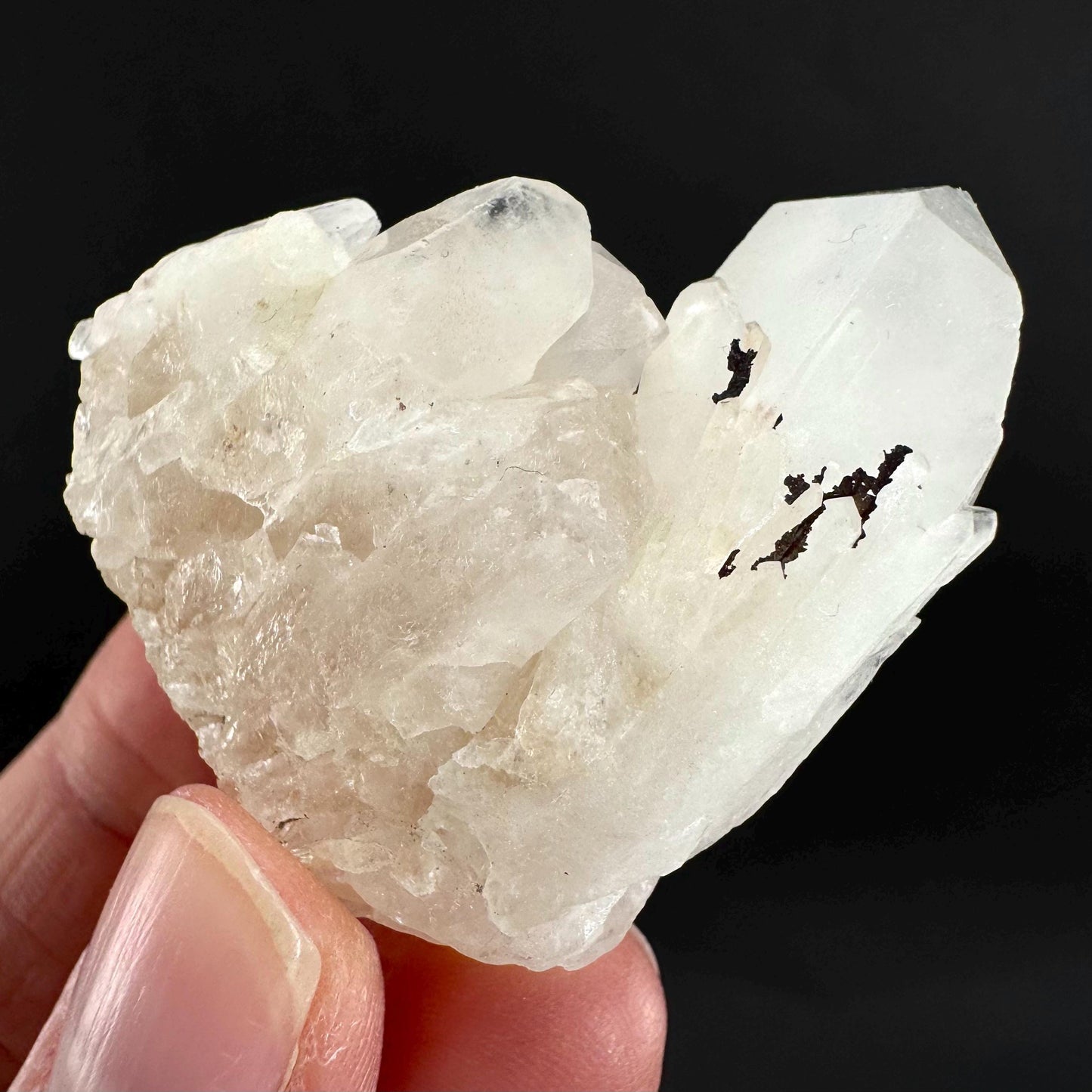 Hollandite Star Quartz | natural spider quartz crystal from Madagascar