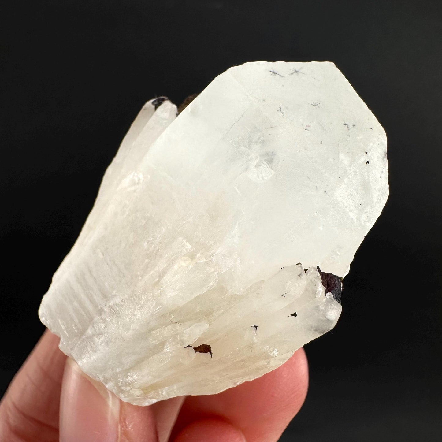 Hollandite Star Quartz | natural spider quartz crystal from Madagascar